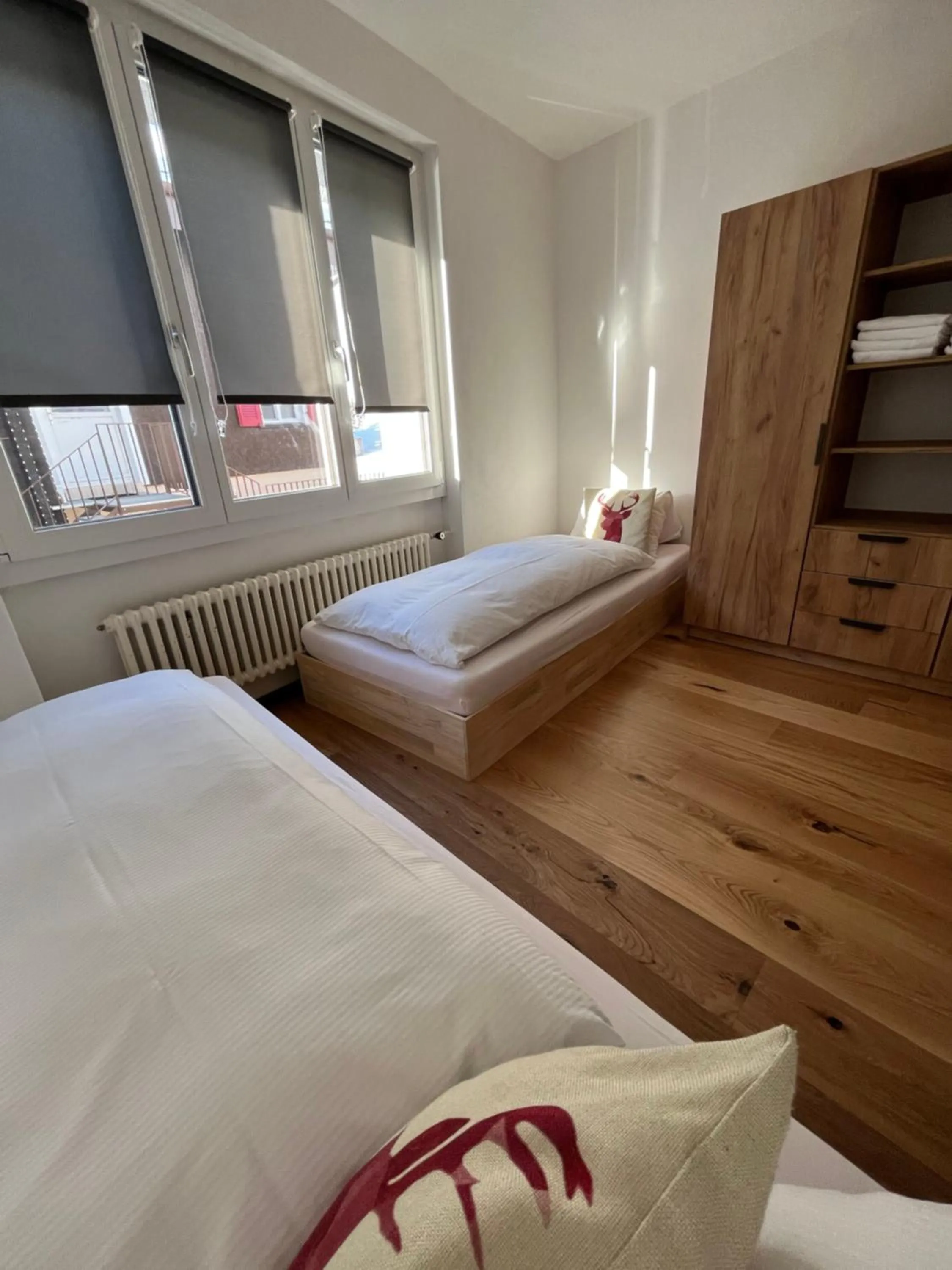 Photo of the whole room, Bed in Mountain Lodge Sedrun