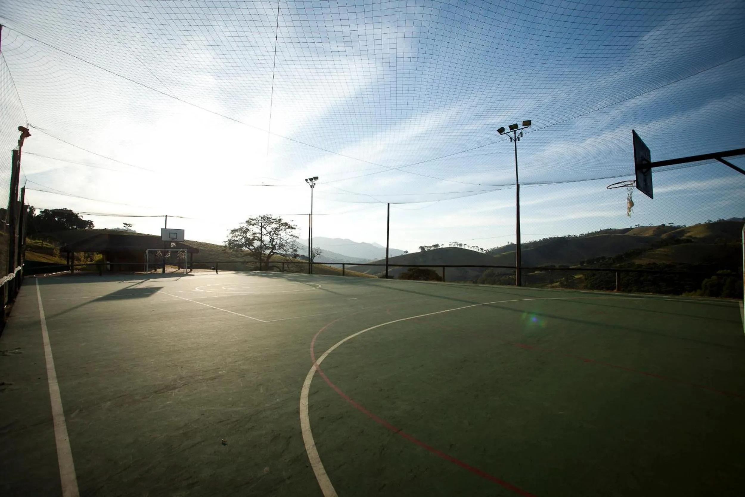 Tennis court in Pousada do Quilombo