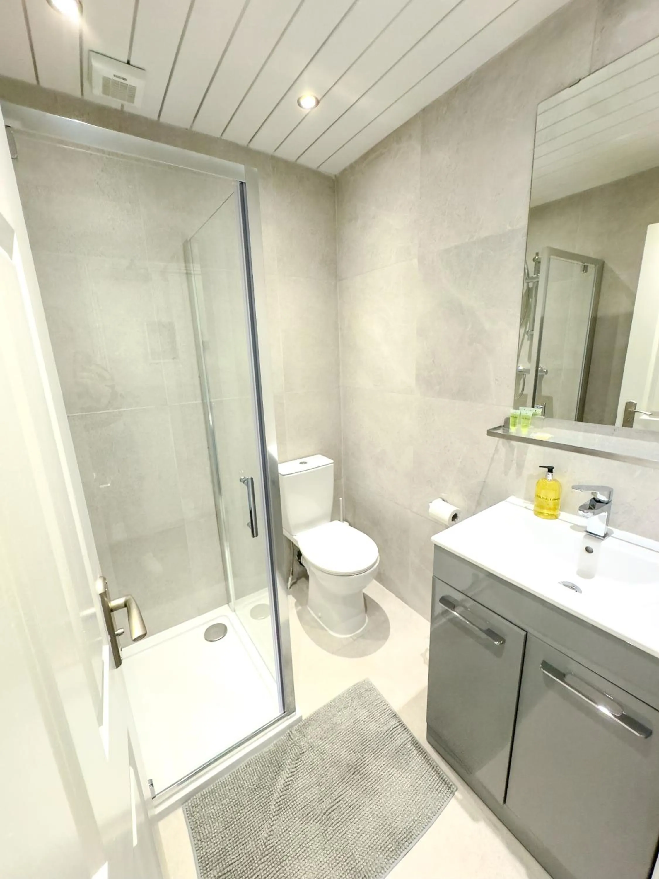 Shower in Molloys Apartments