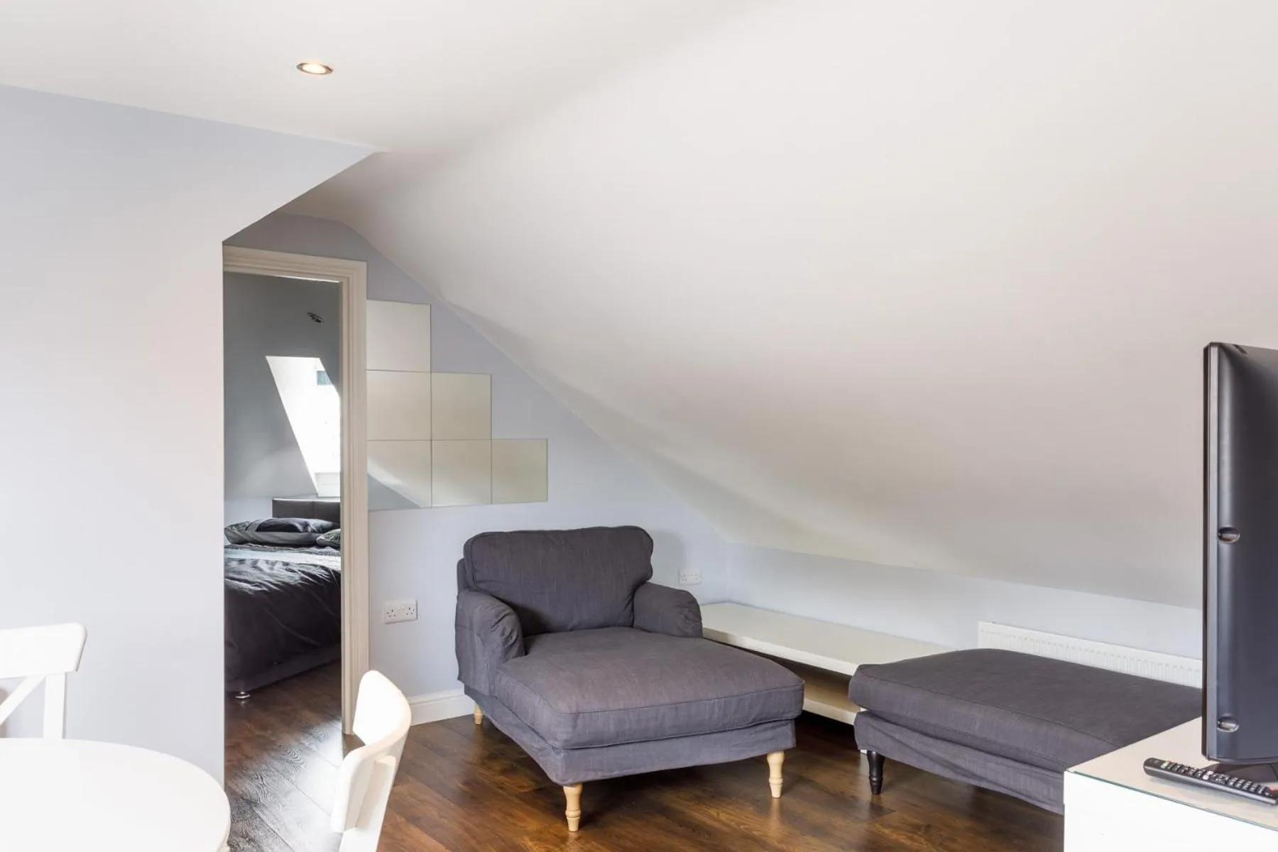 Living room in Molloys Apartments