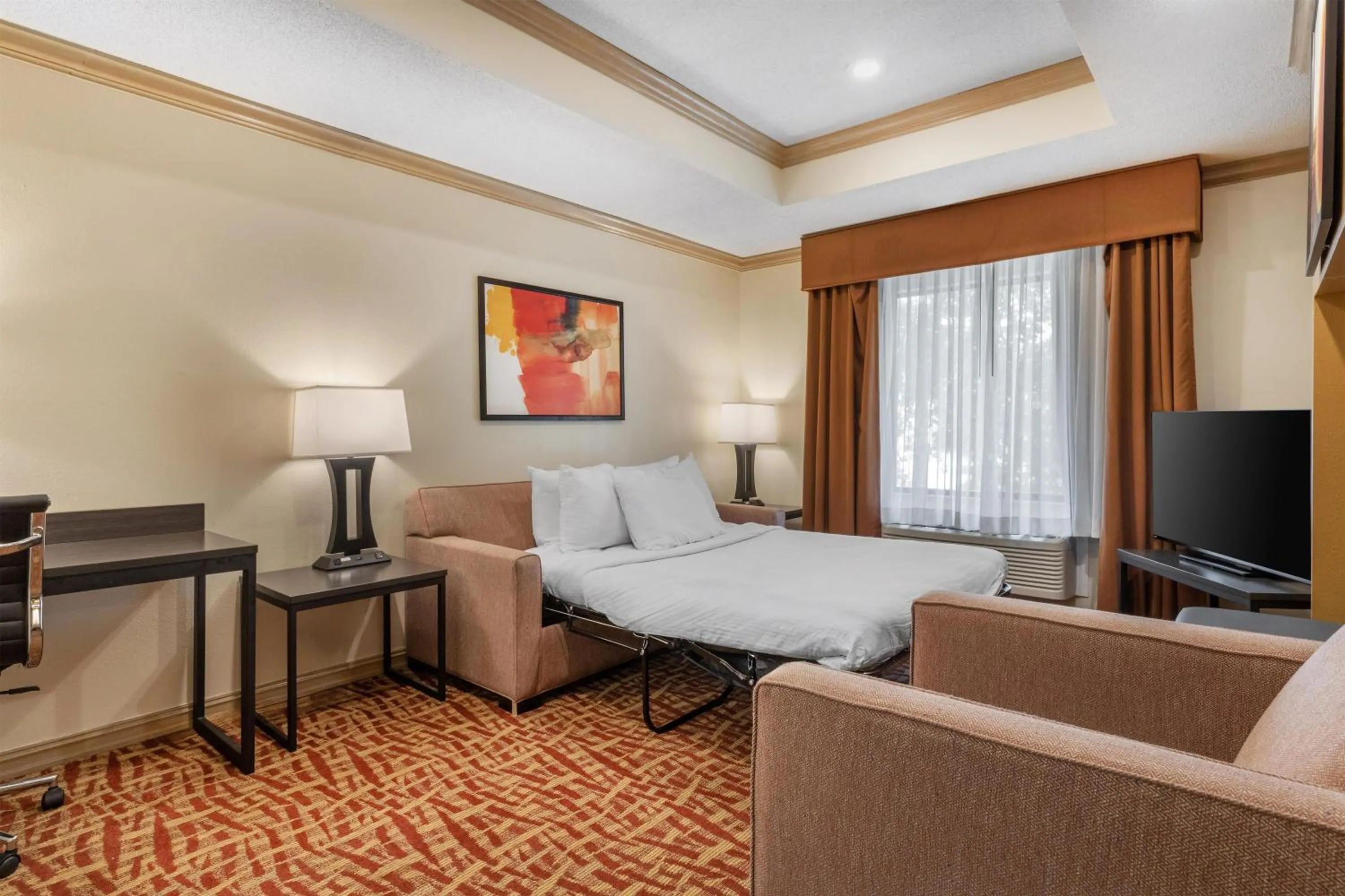 Photo of the whole room, Bed in Best Western Aspen Hotel