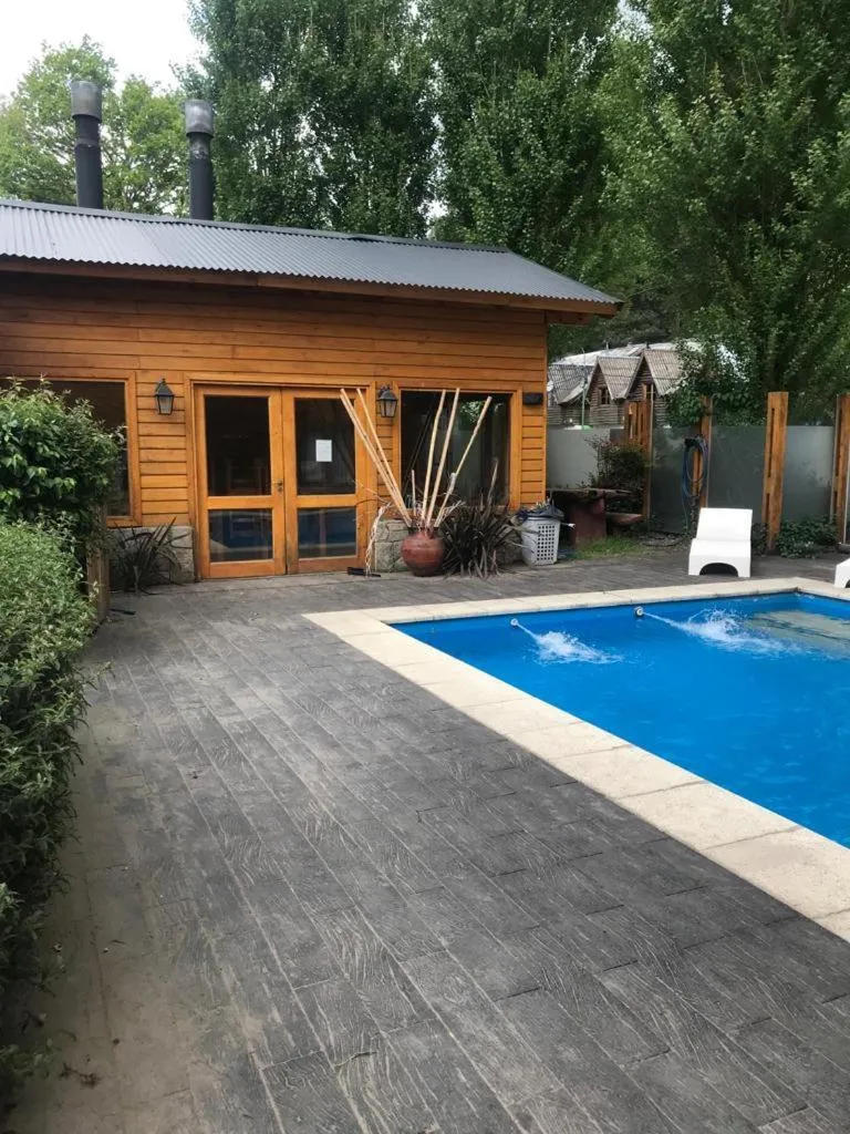 Pool view in Apart Hotel Robles del Sur