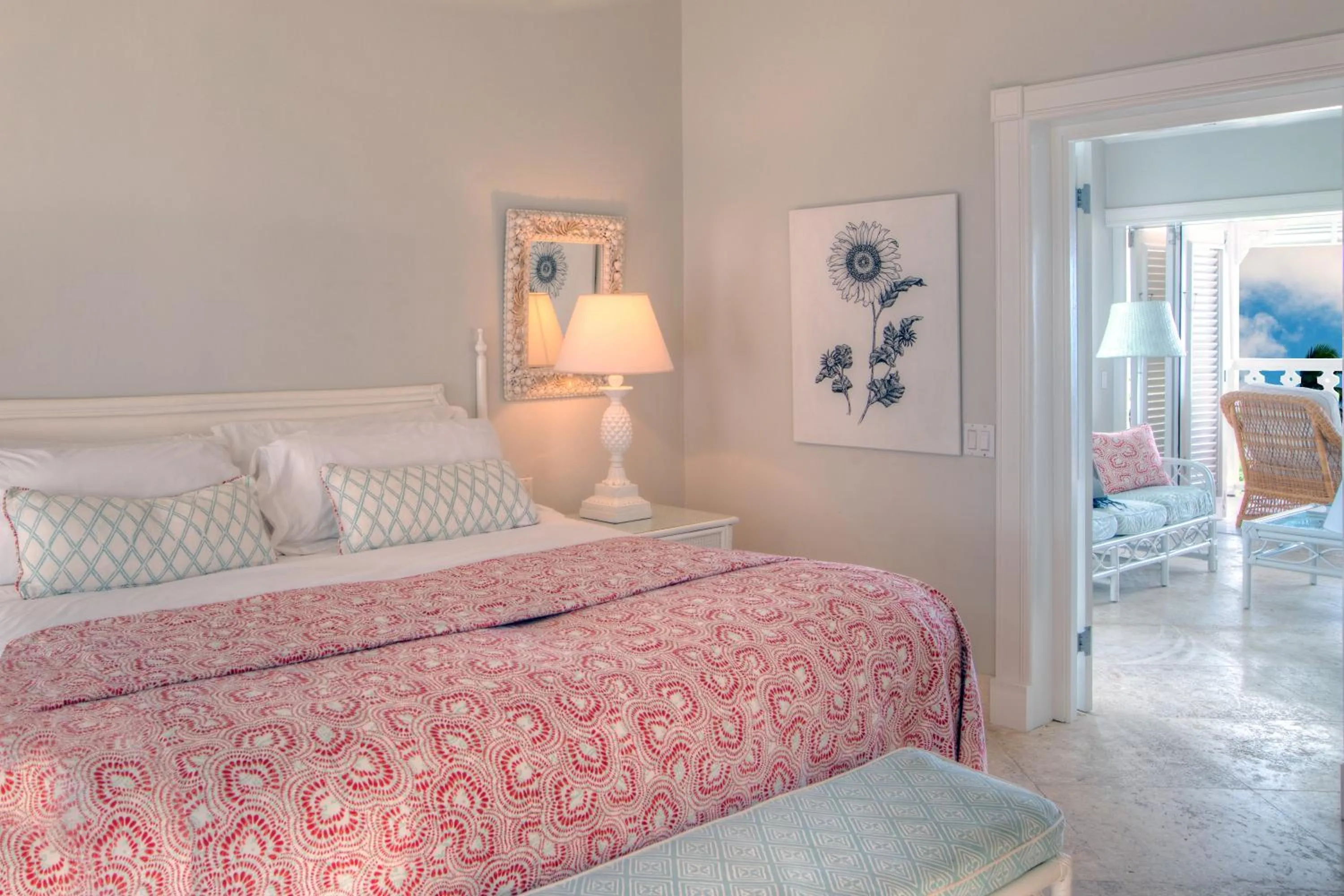 Bedroom, Bed in Cobblers Cove - Barbados