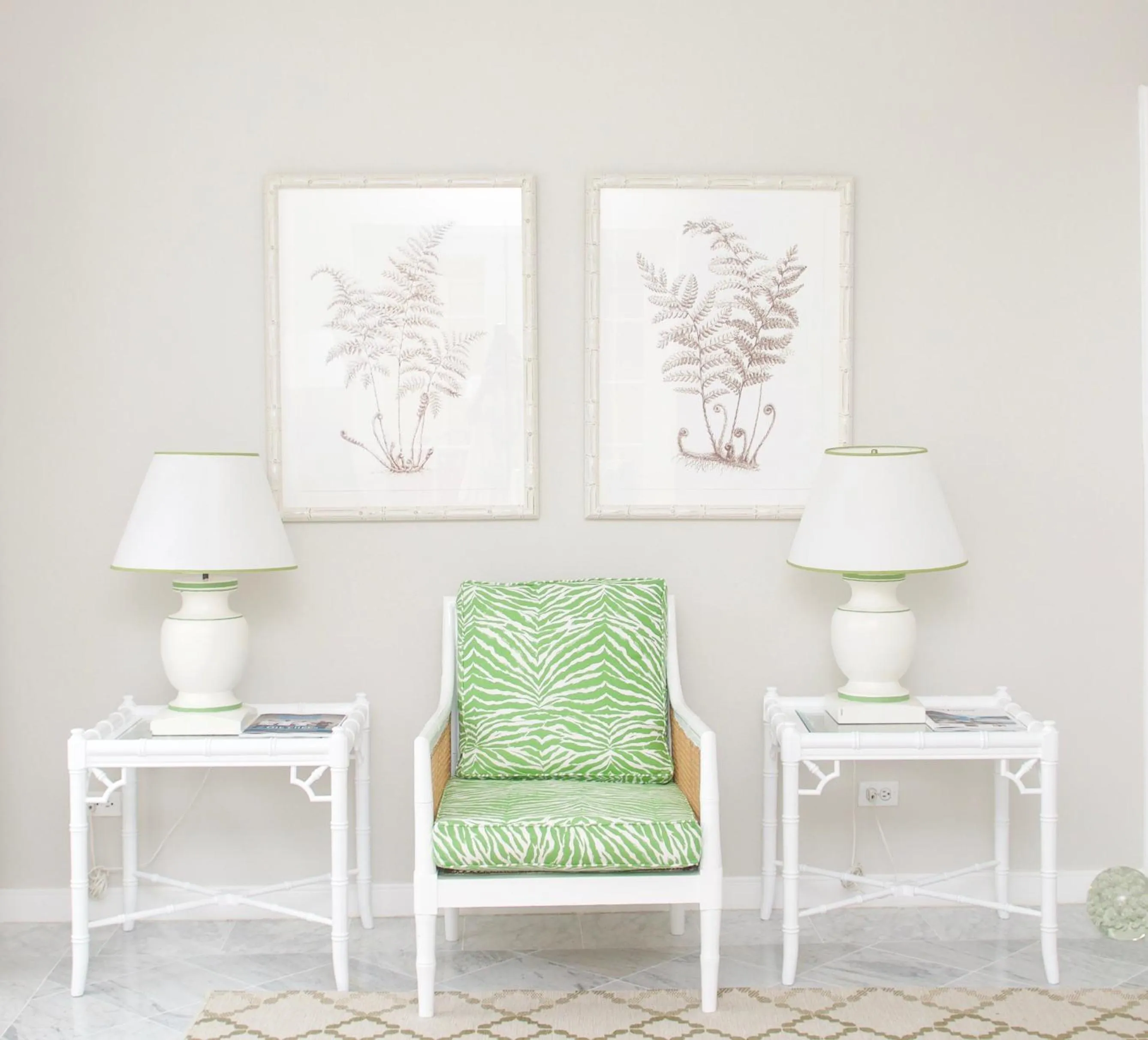 Seating area in Cobblers Cove - Barbados