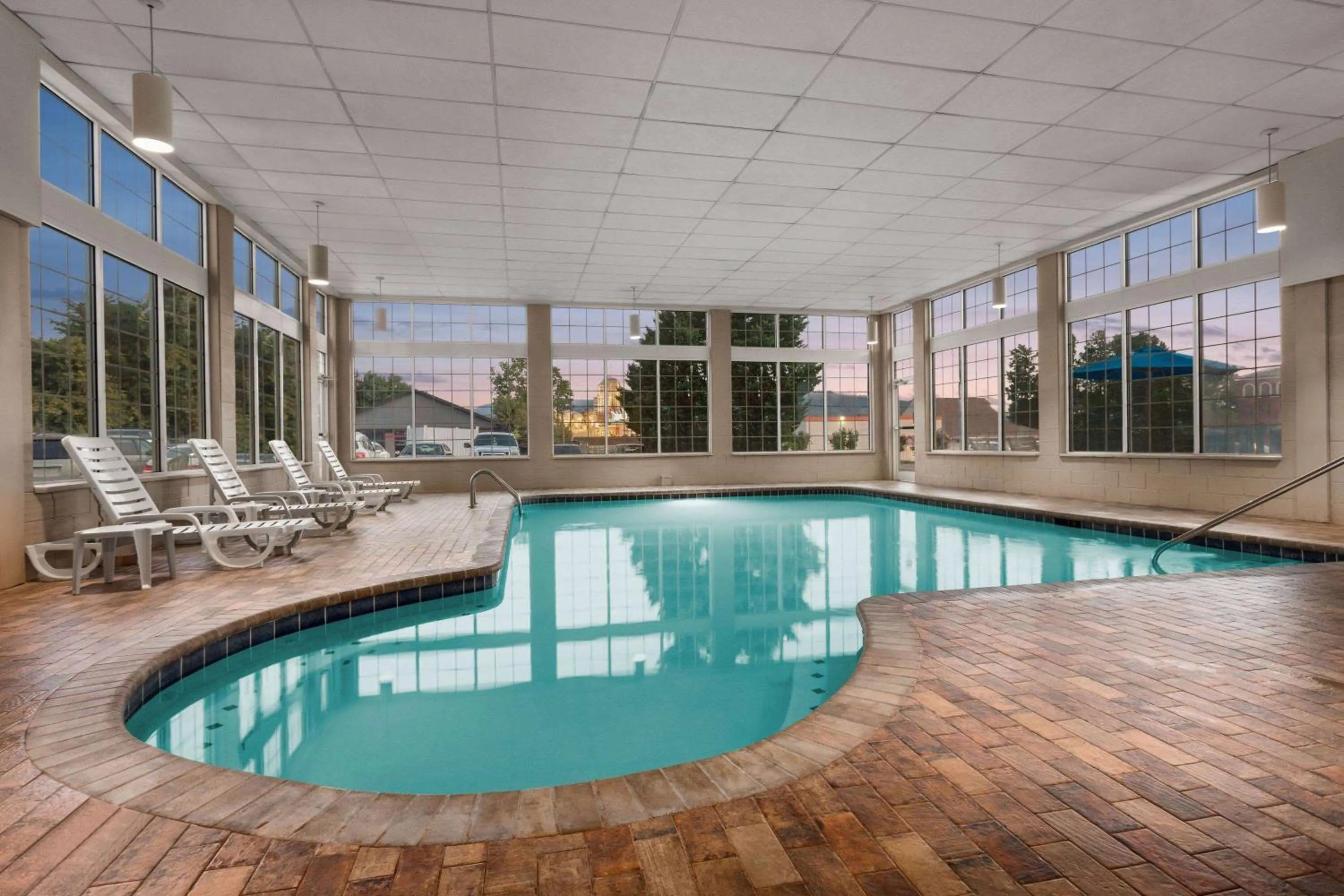 Pool view in Ramada by Wyndham Pigeon Forge North