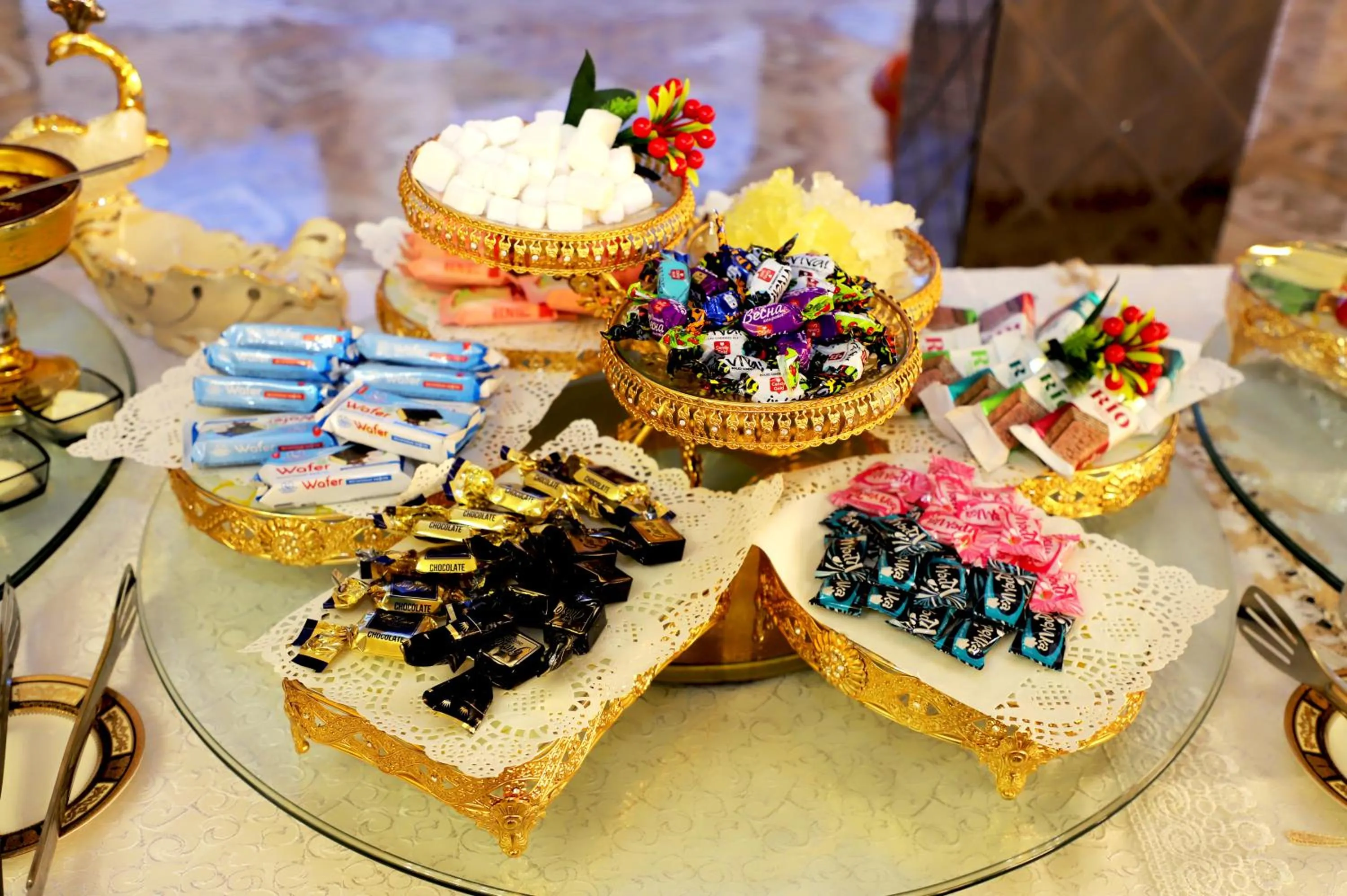 Buffet breakfast in Hotel KARAVAN