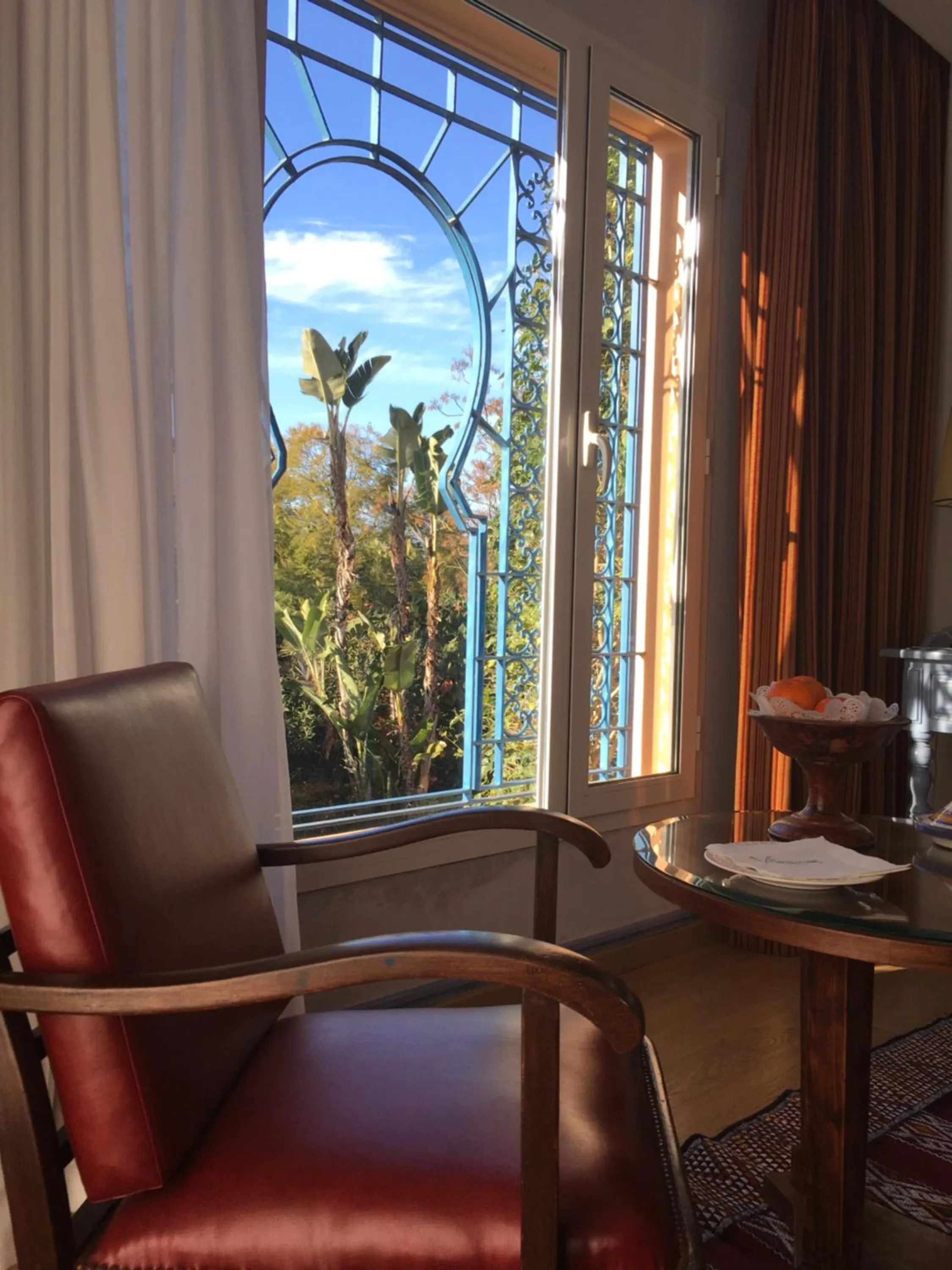 Decorative detail in La Villa Mandarine