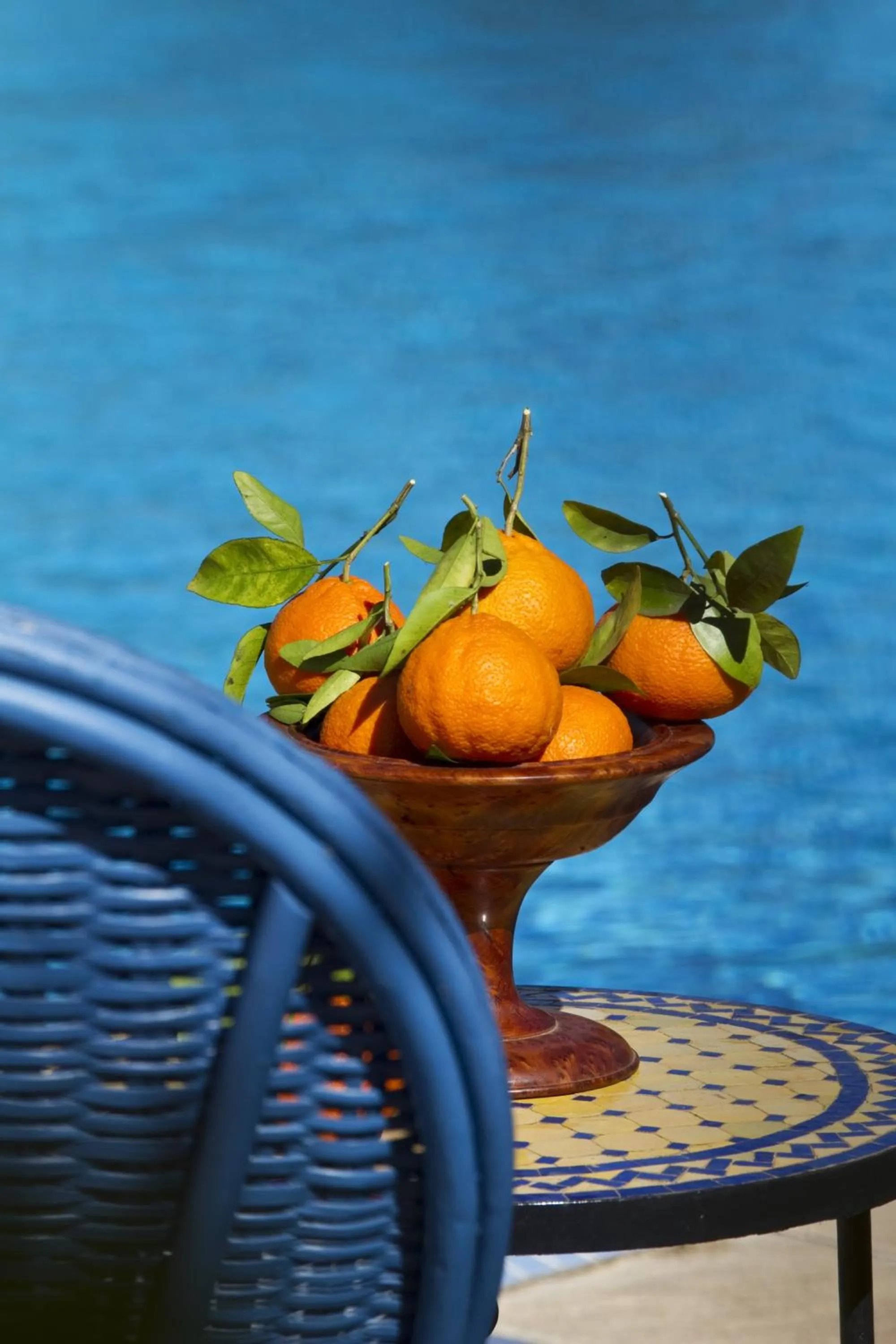 Food in La Villa Mandarine