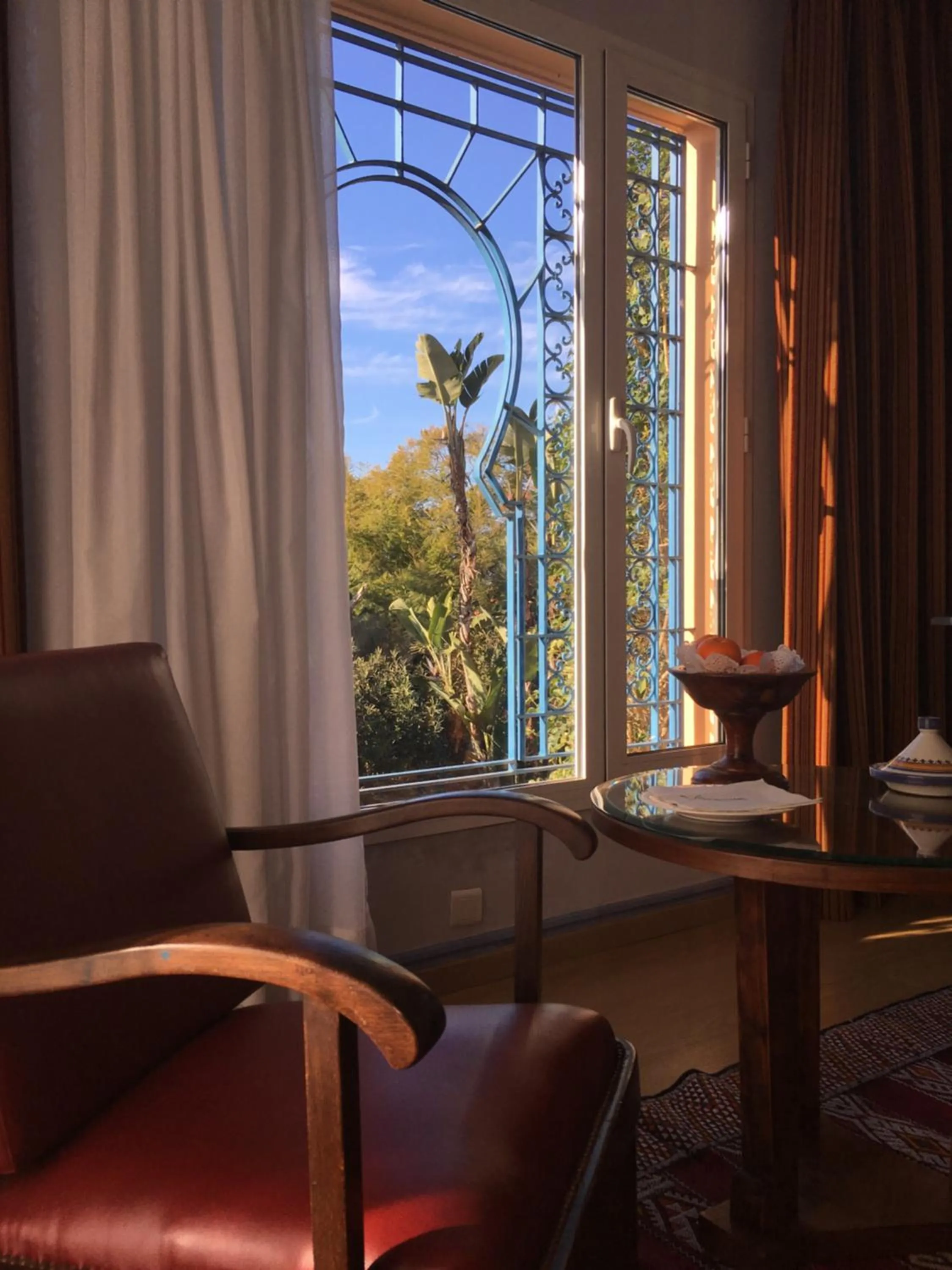 Decorative detail in La Villa Mandarine