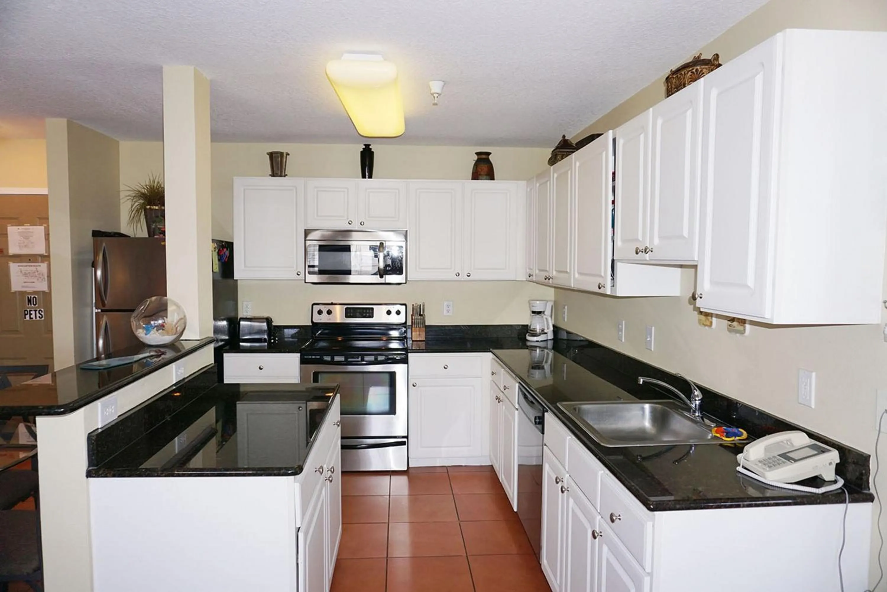 Kitchen or kitchenette in Madeira Bay Resort II by Travel Resort Services