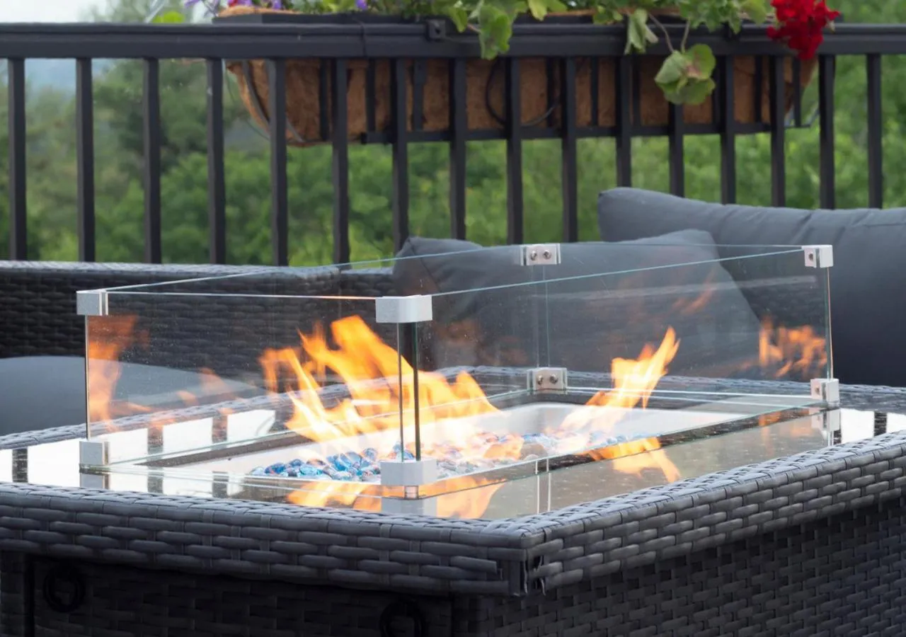 fireplace in White Mountain Hotel and Resort