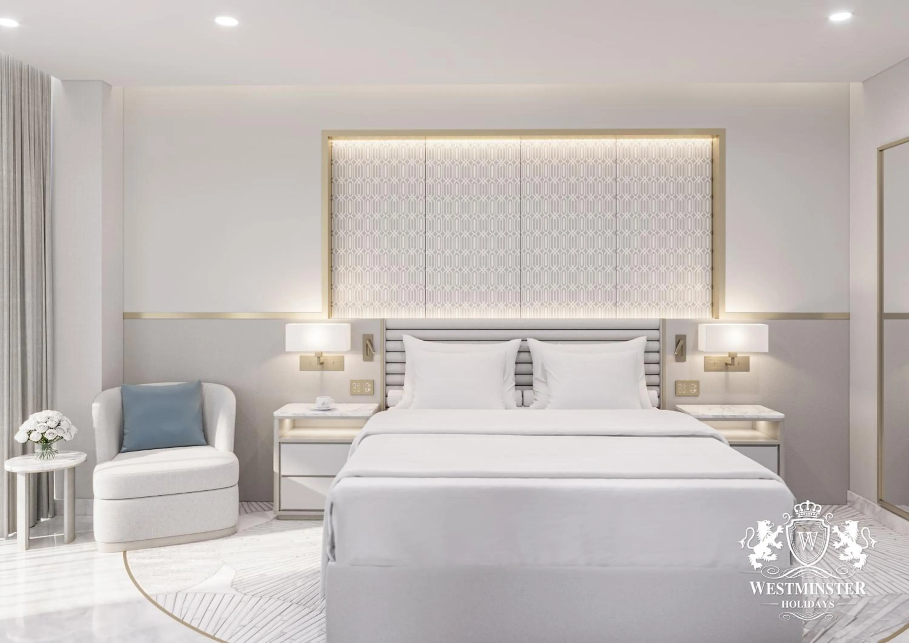 Bed in Westminster Dubai Mall