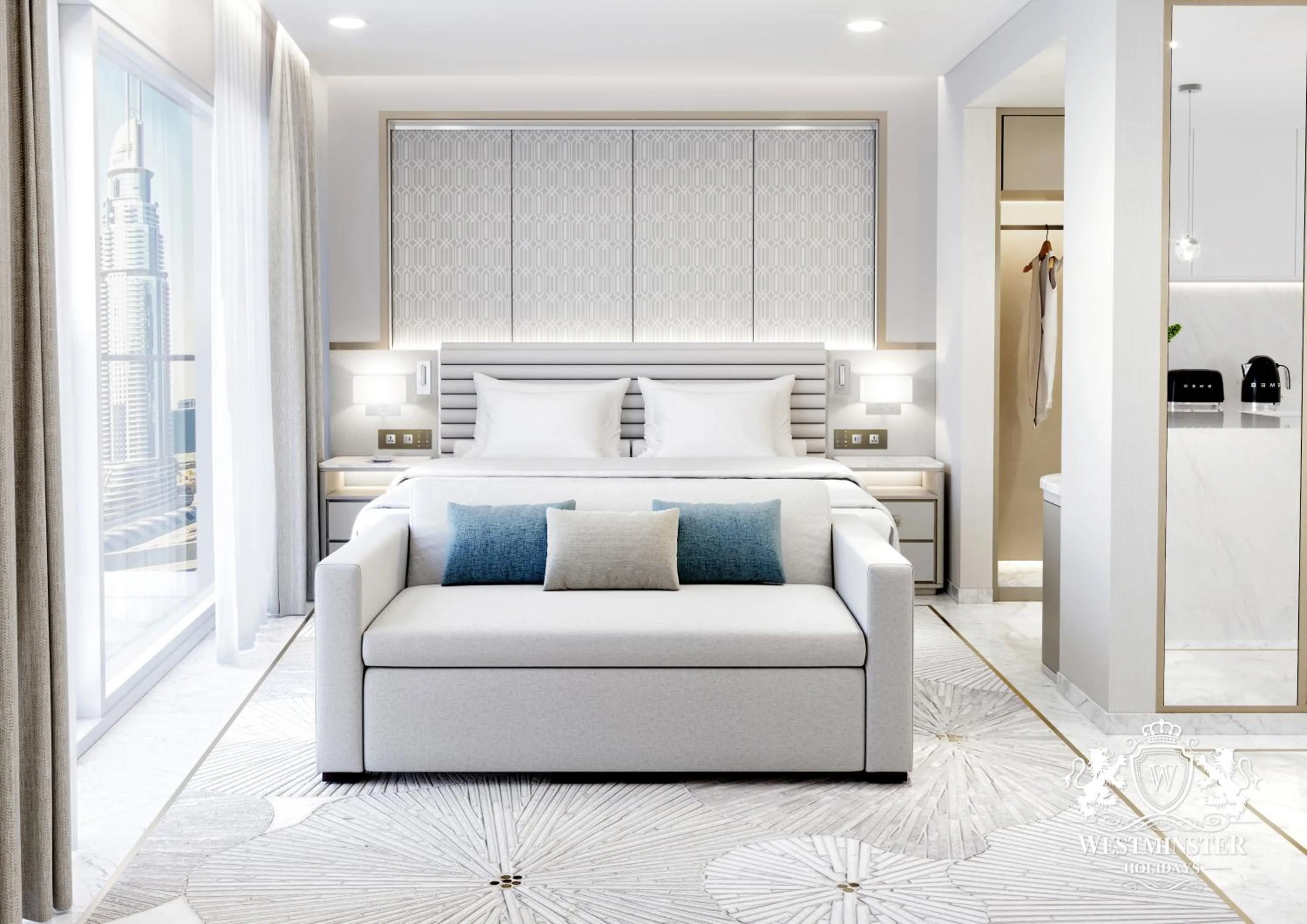 Photo of the whole room, Bed in Westminster Dubai Mall