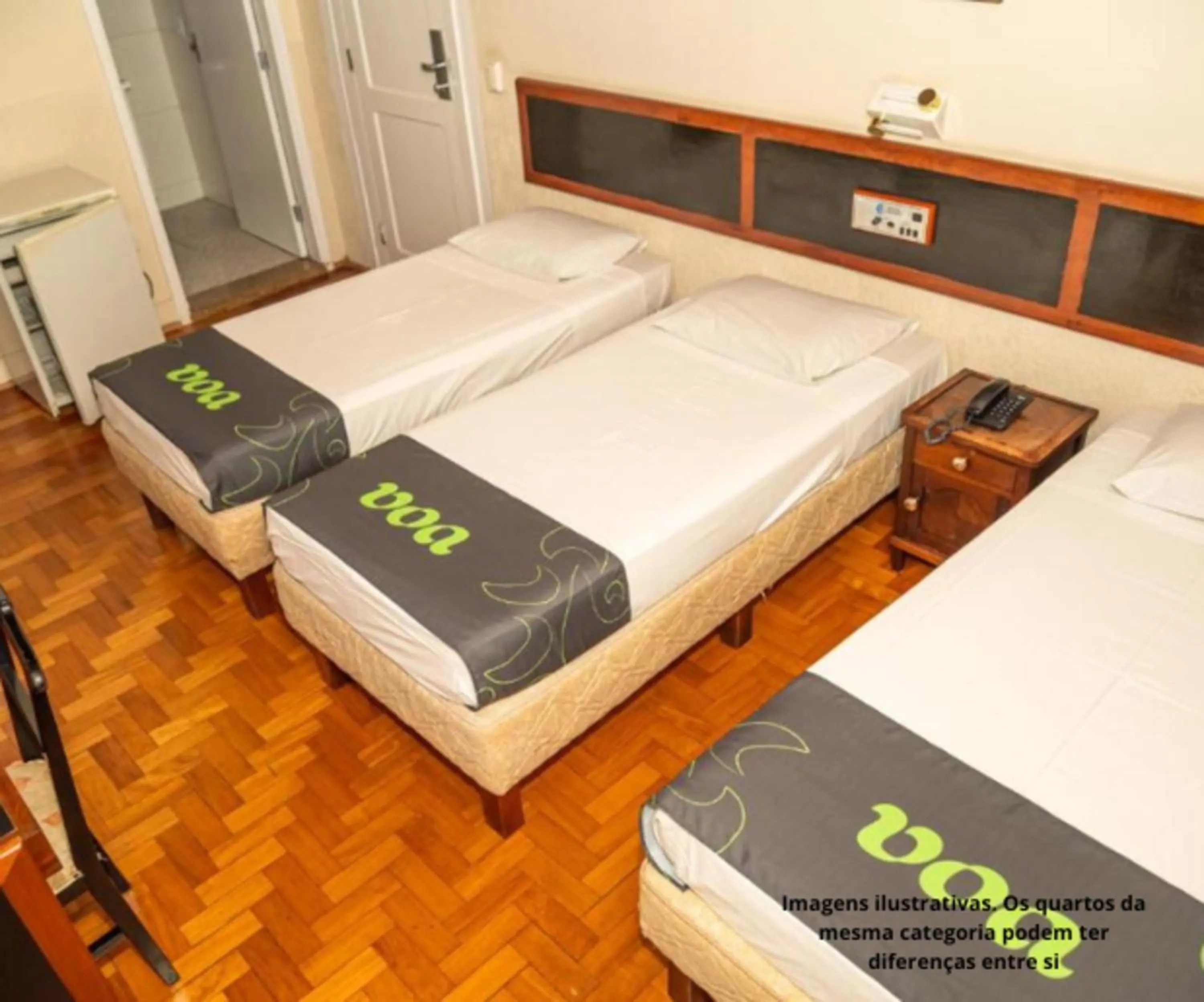 Bed in VOA Hotel Caxambu