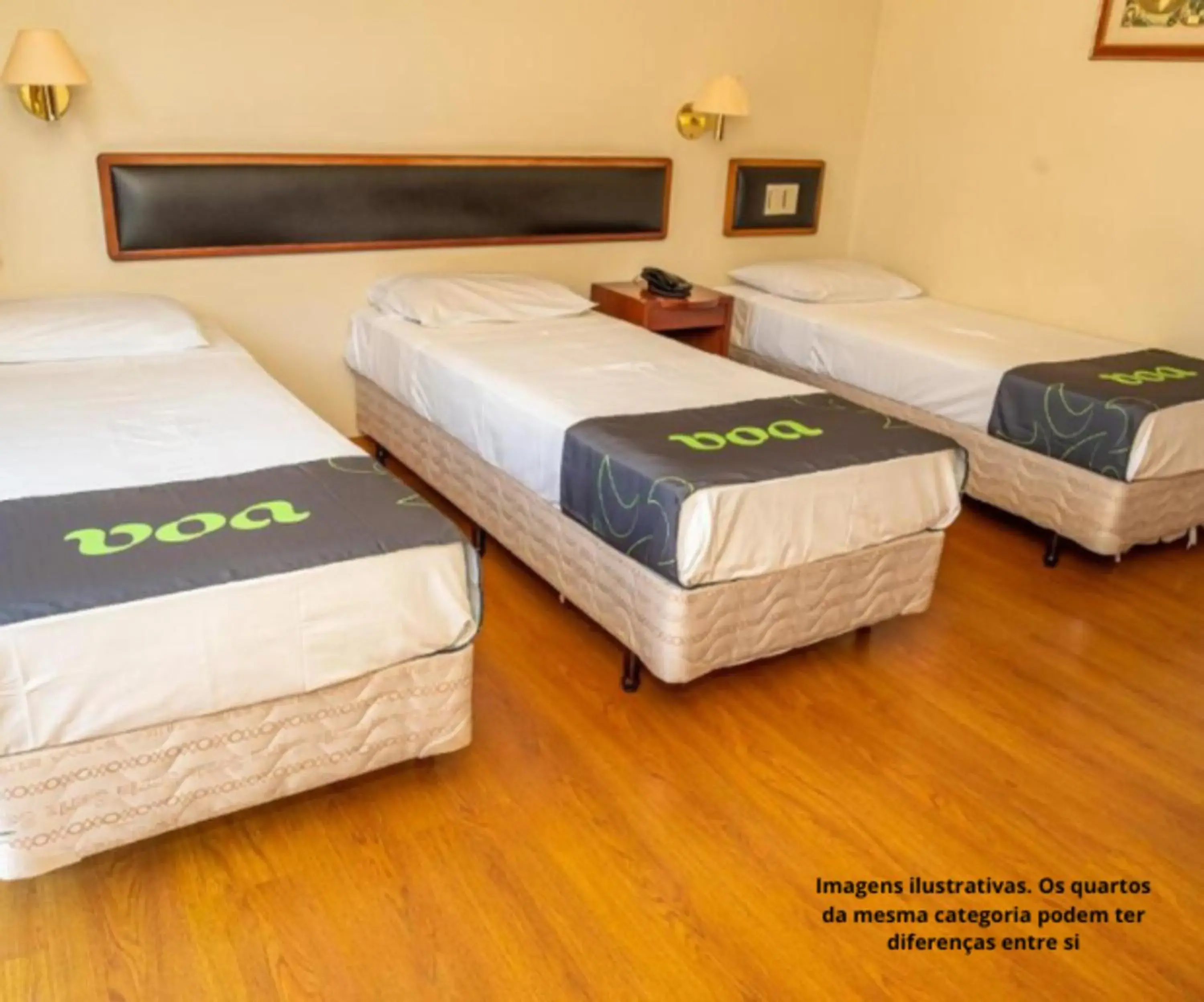 Luxury Triple Room in VOA Hotel Caxambu Luxury Triple Room in VOA Hotel Caxambu