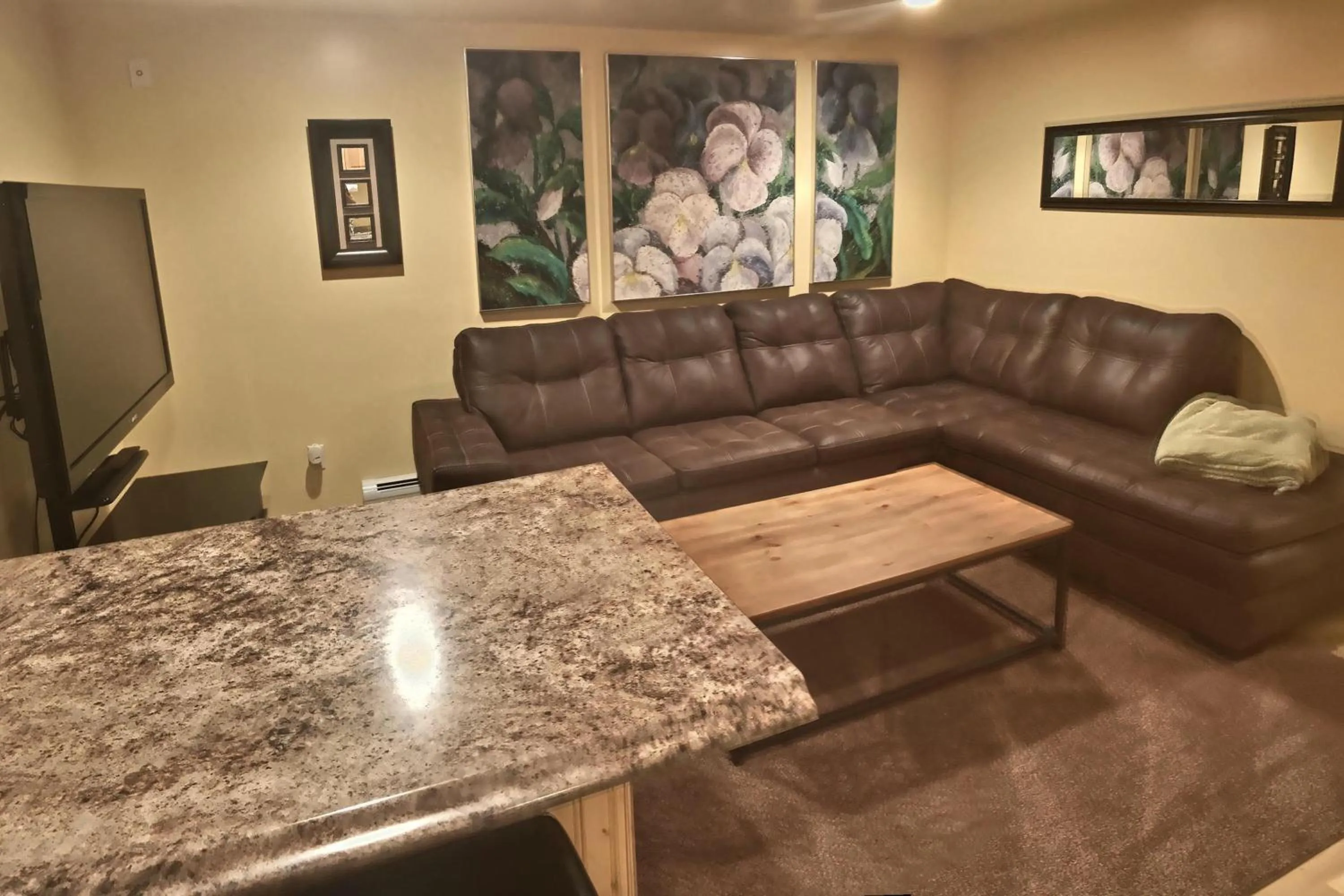 Living room in Mountain Sports Inn