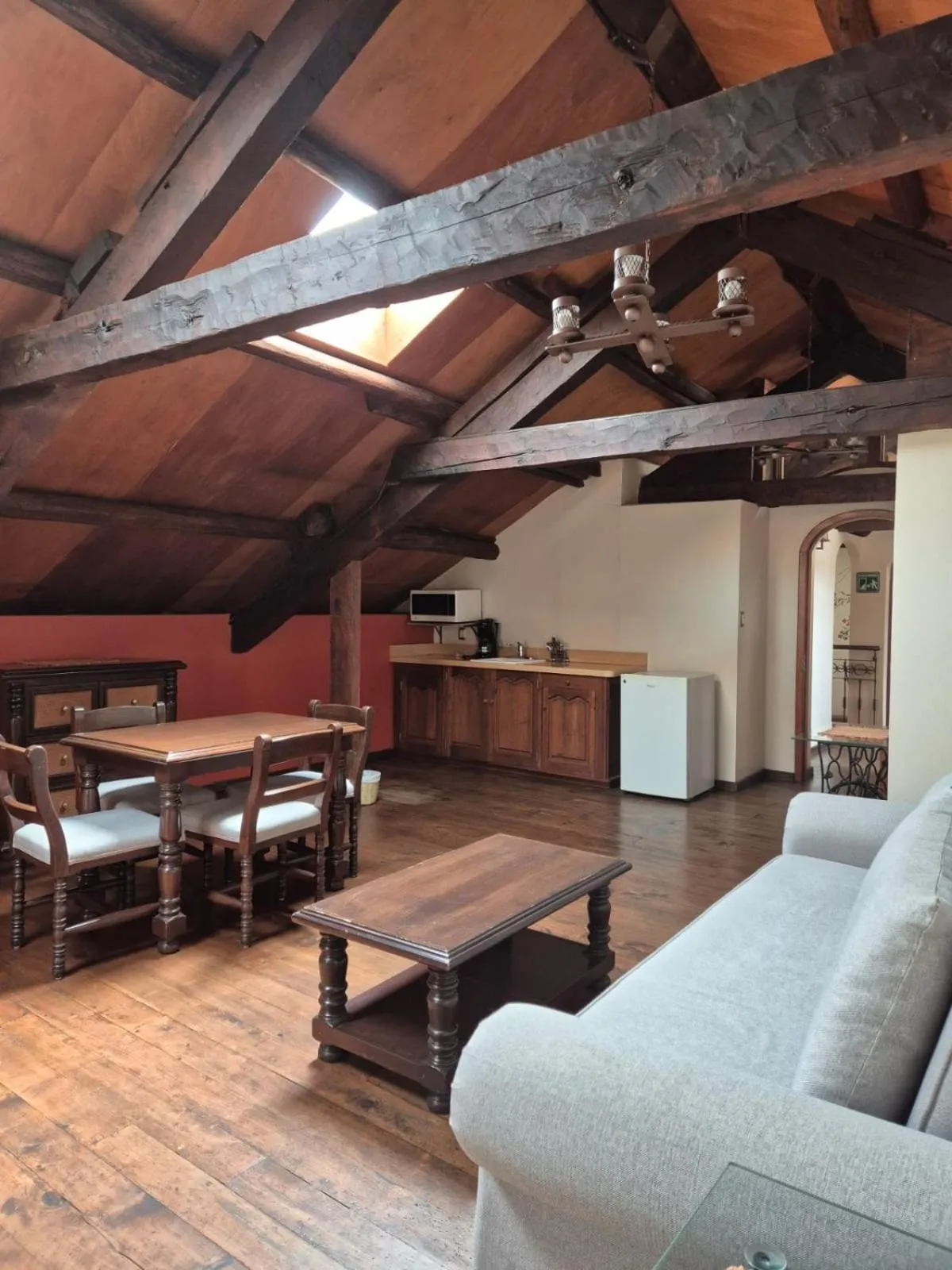 Seating area in Casa de los Arcángeles