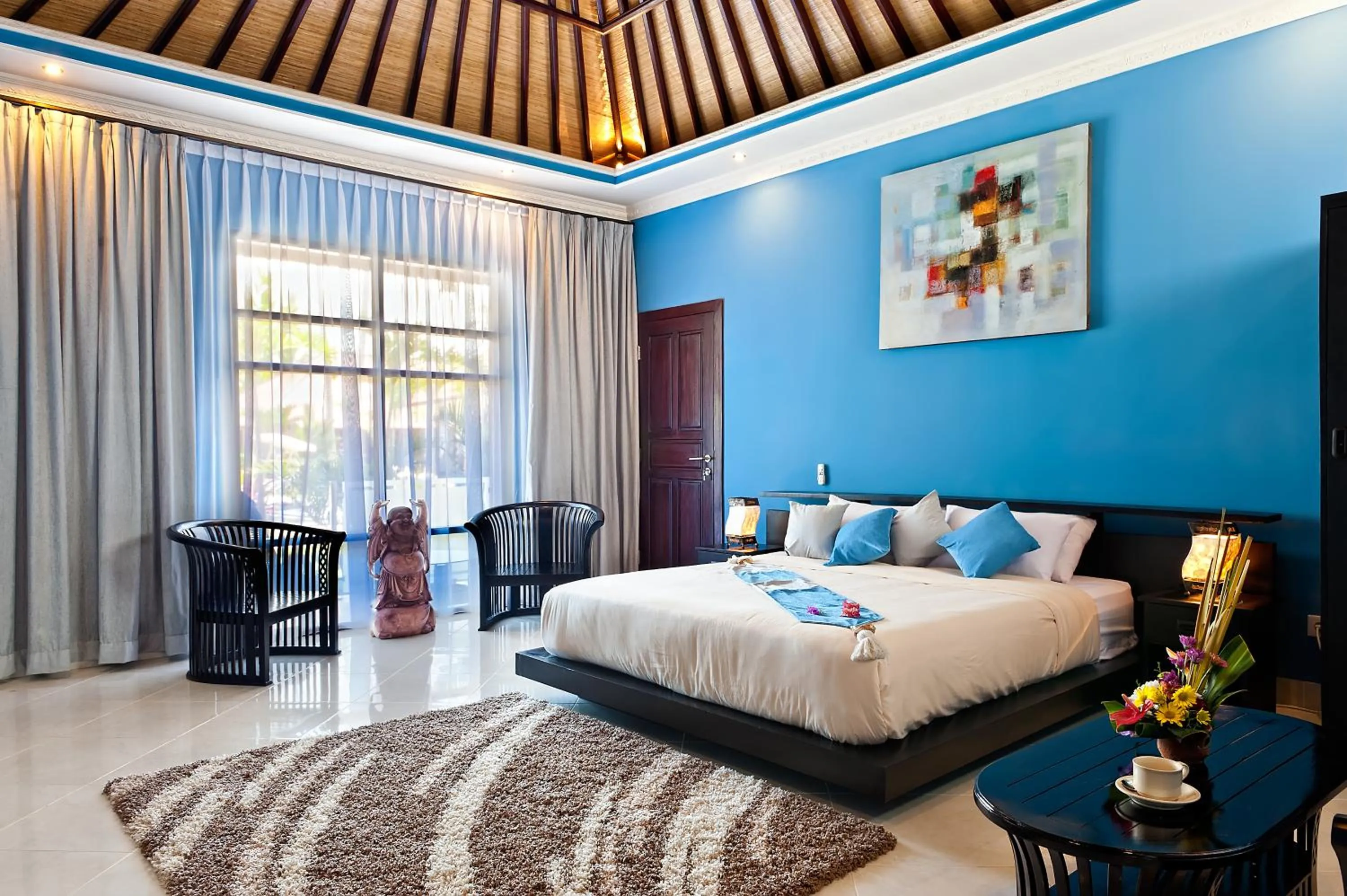 Bed in Rossa Garden Hotel