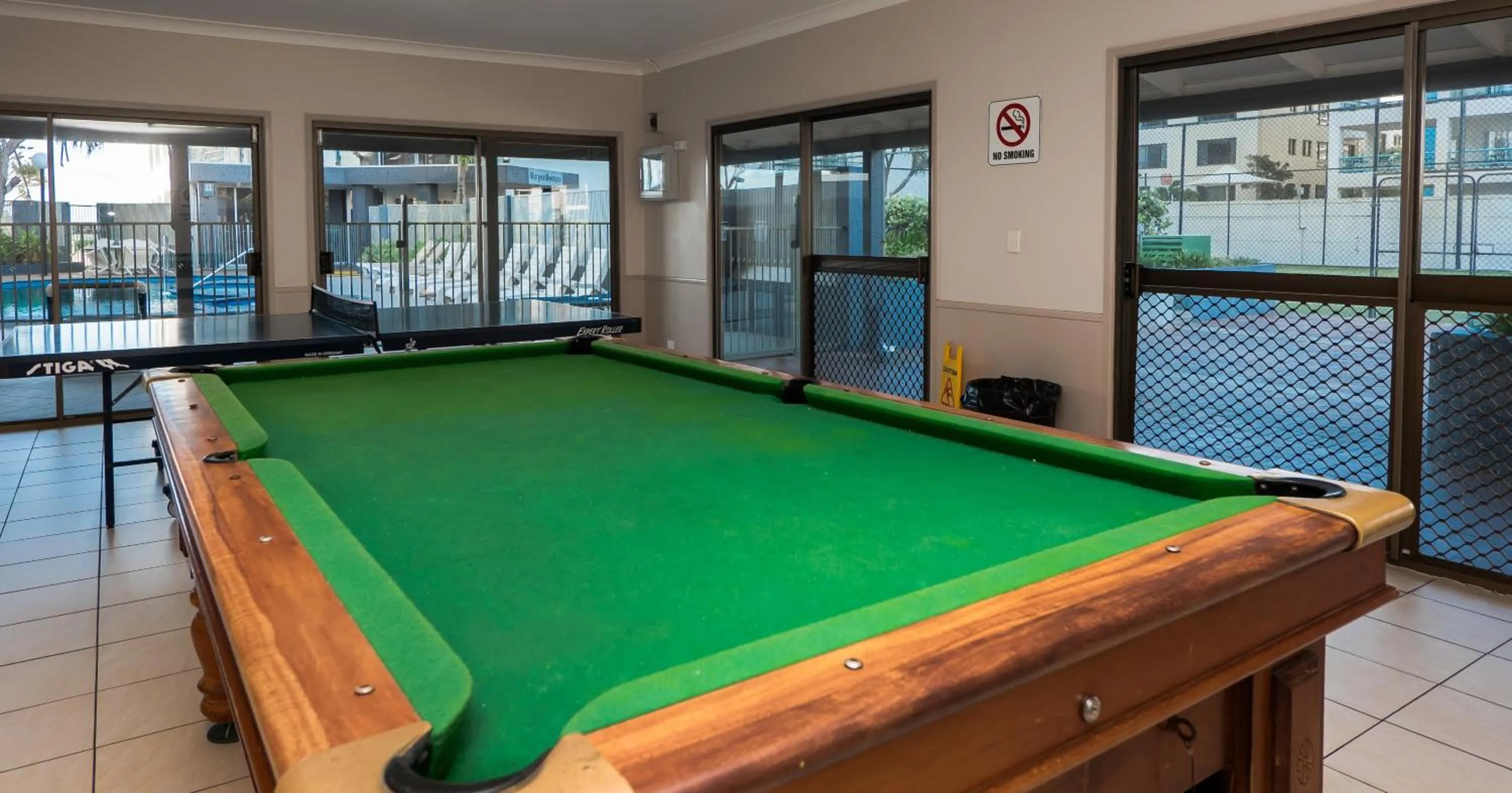 Billiard in The Penthouses Apartments