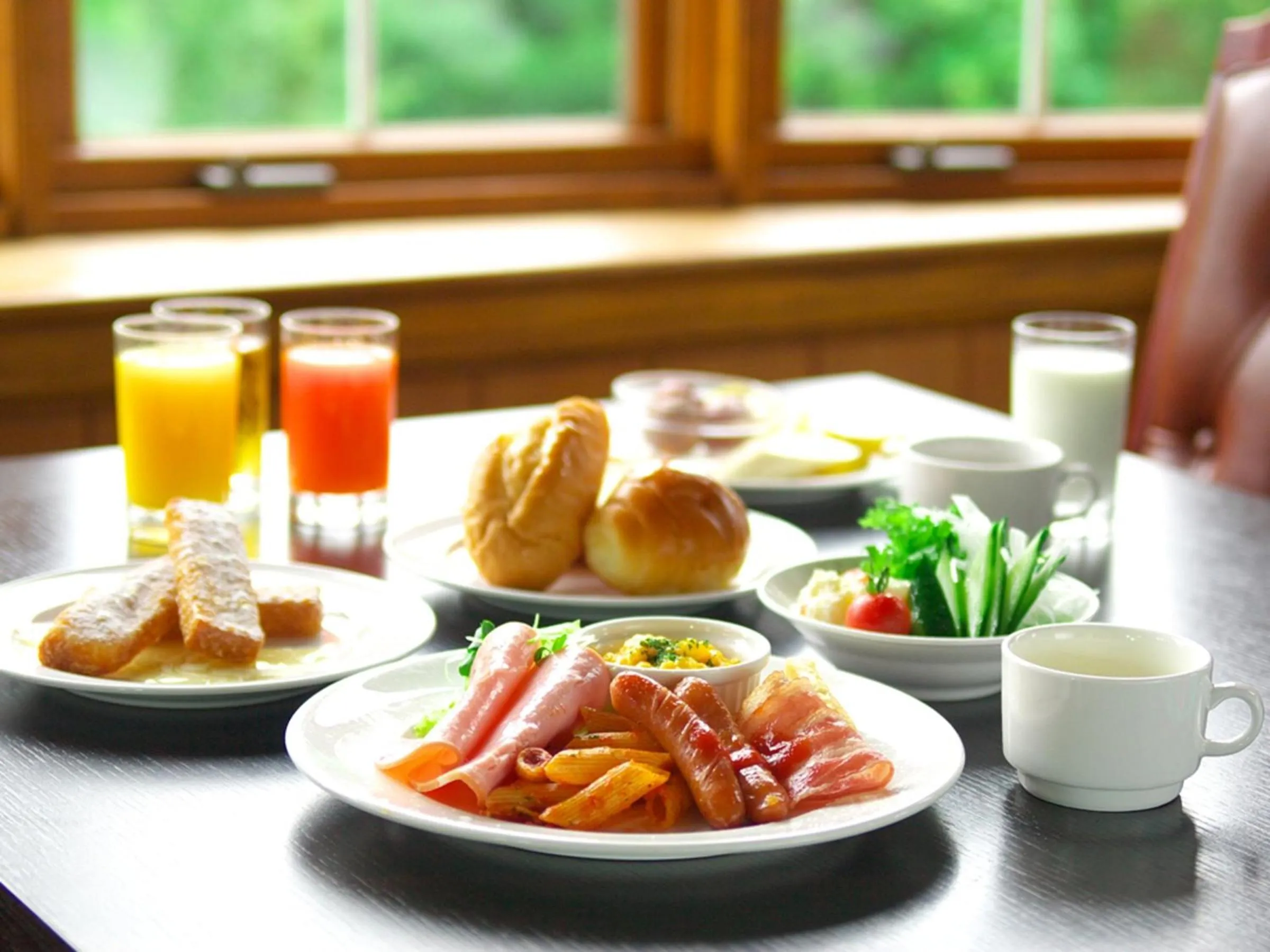 Buffet breakfast in Hotel Green Plaza Hakone