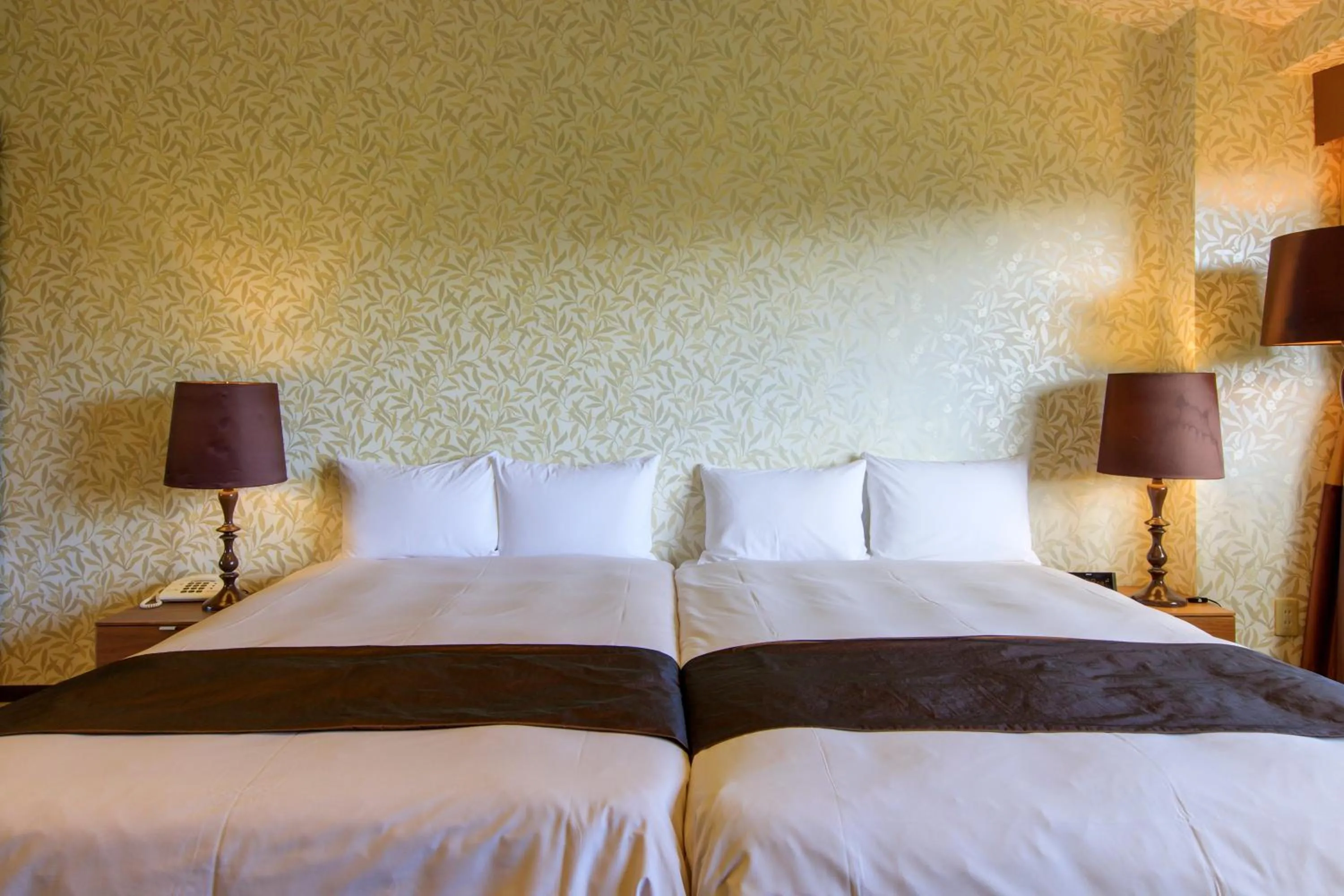 Bed in Hotel Green Plaza Hakone