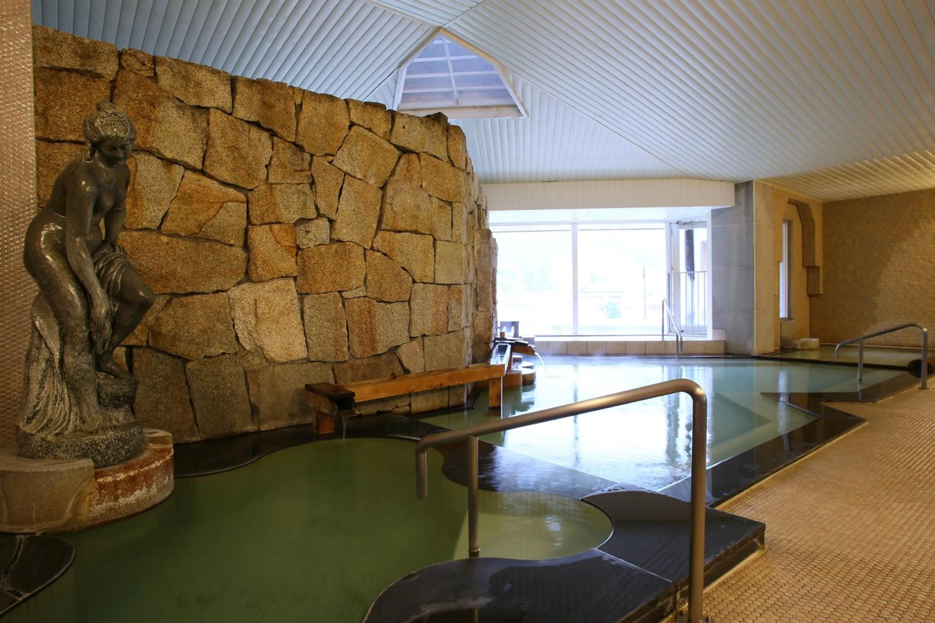 Hot Spring Bath in Nozawa Grand Hotel