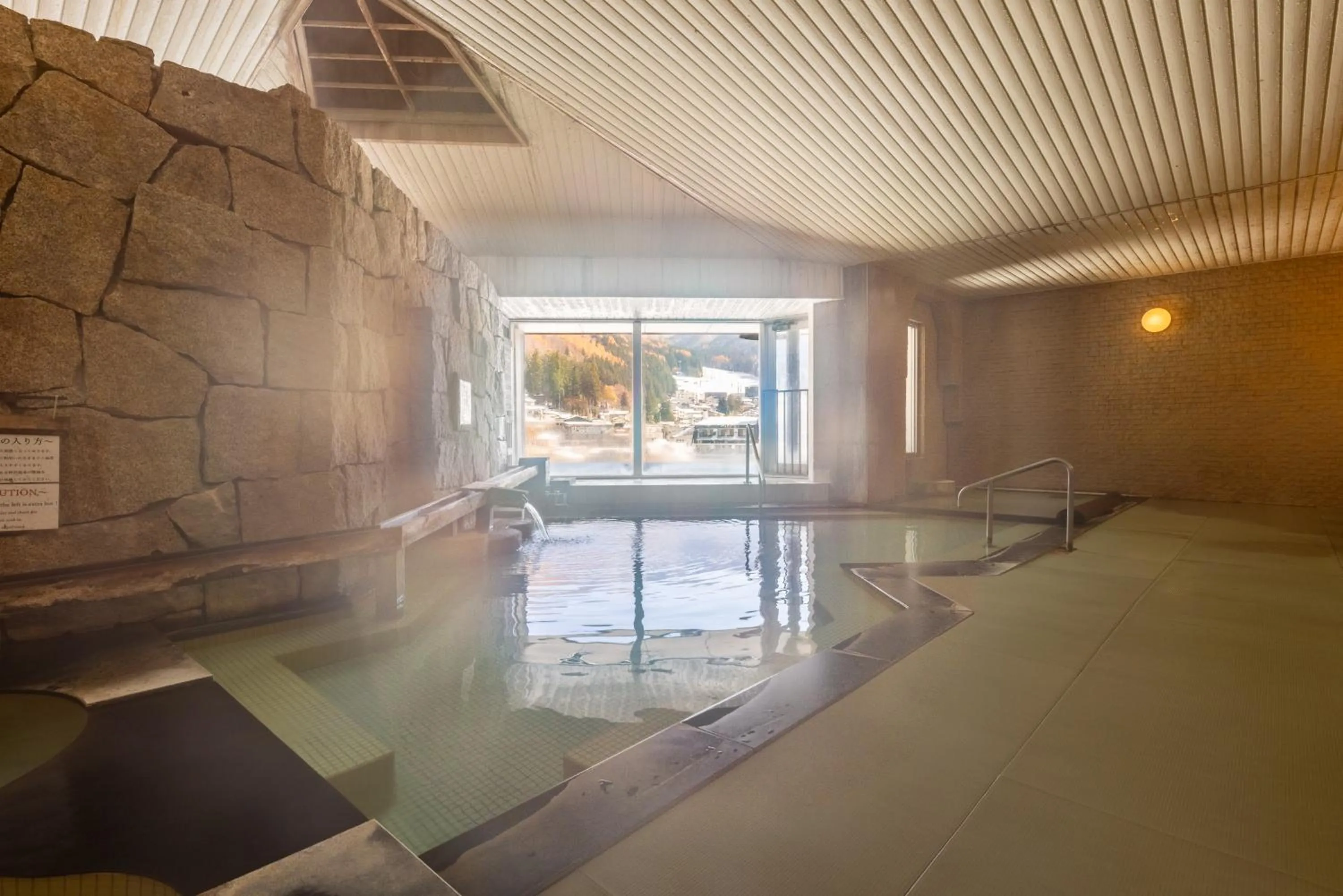 Public Bath in Nozawa Grand Hotel