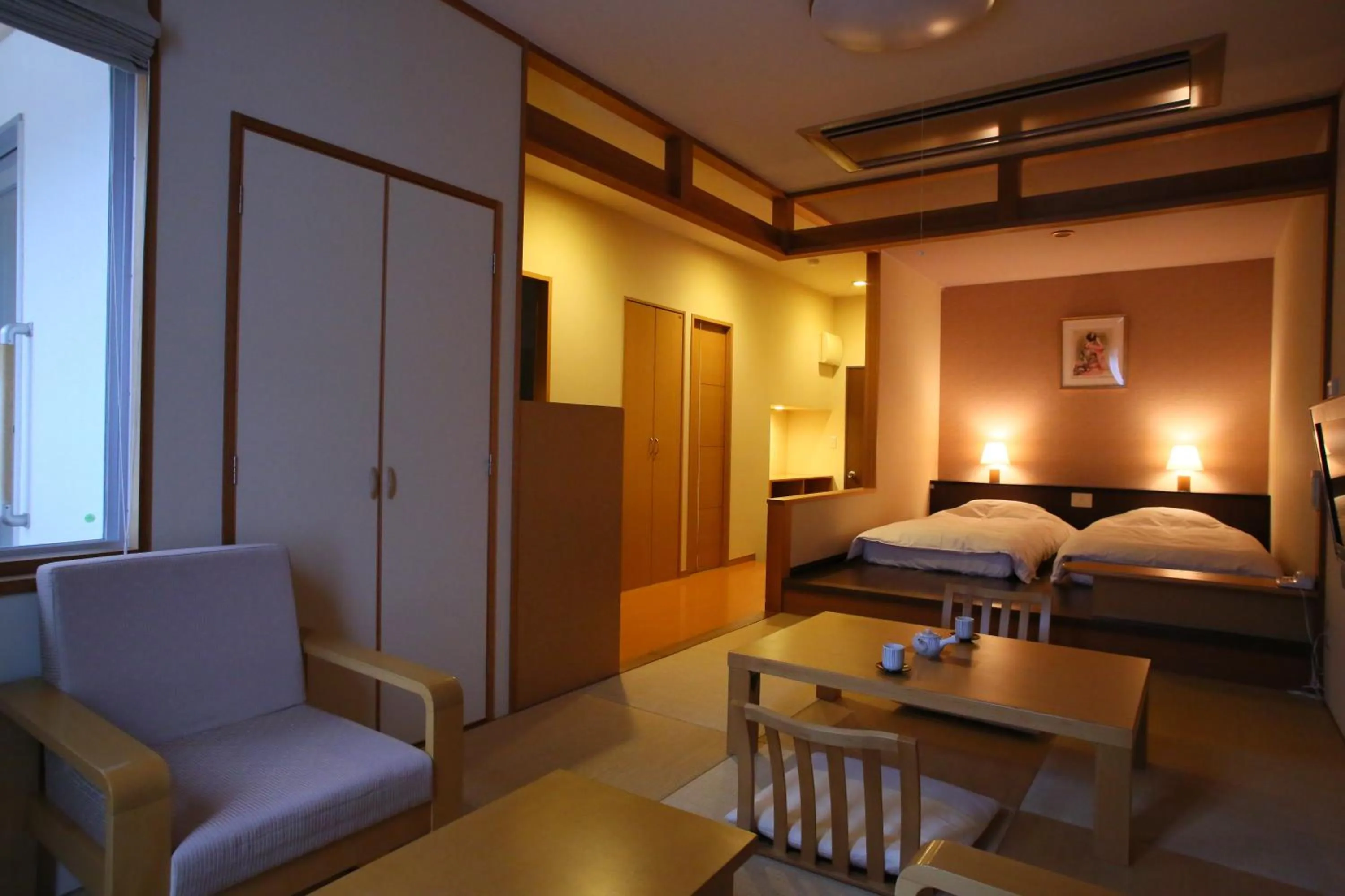 Photo of the whole room, Bed in Nozawa Grand Hotel
