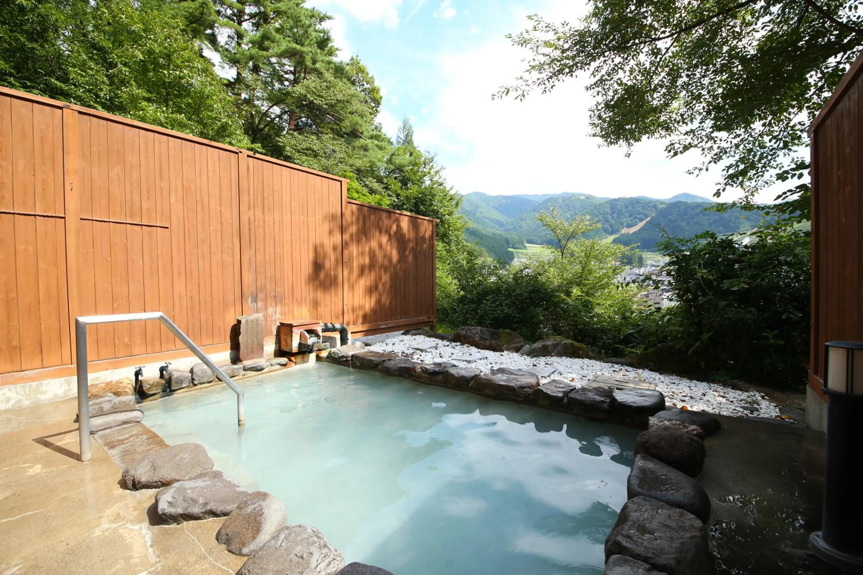 Open Air Bath in Nozawa Grand Hotel