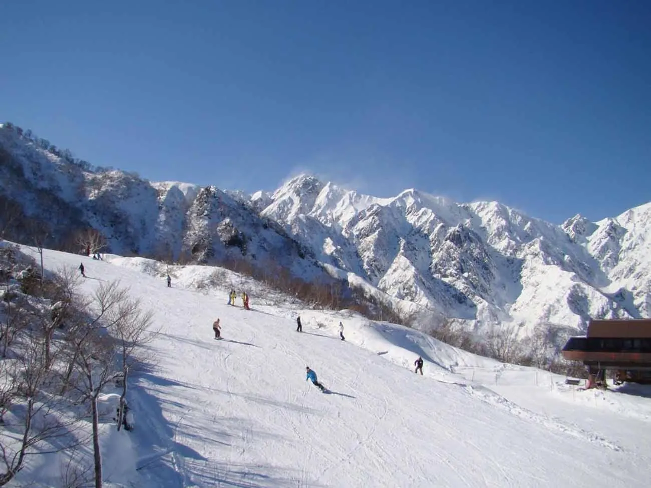 Skiing in Hakuba Park Hotel