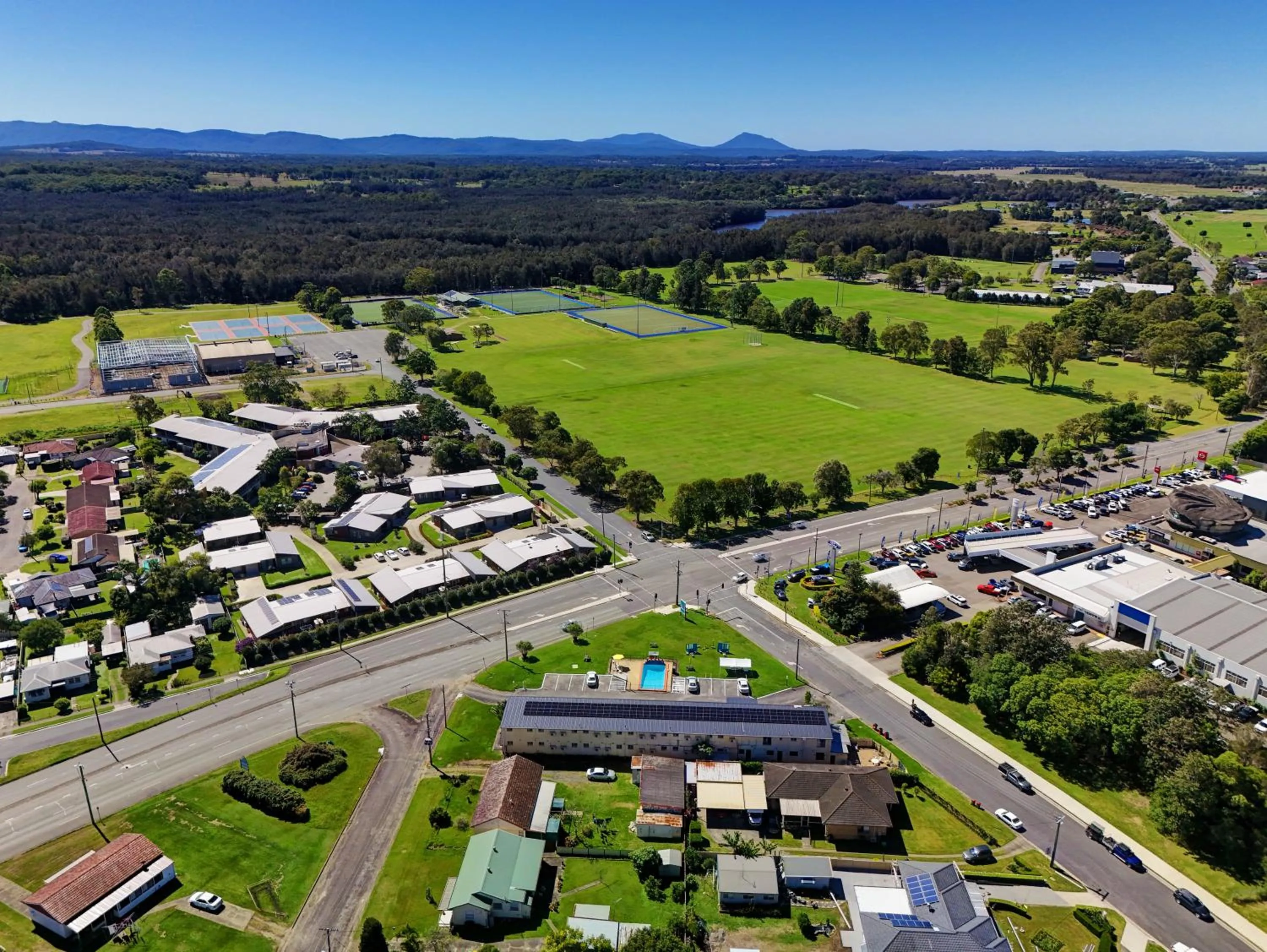 Bird's eye view in Country Plaza Motel Taree
