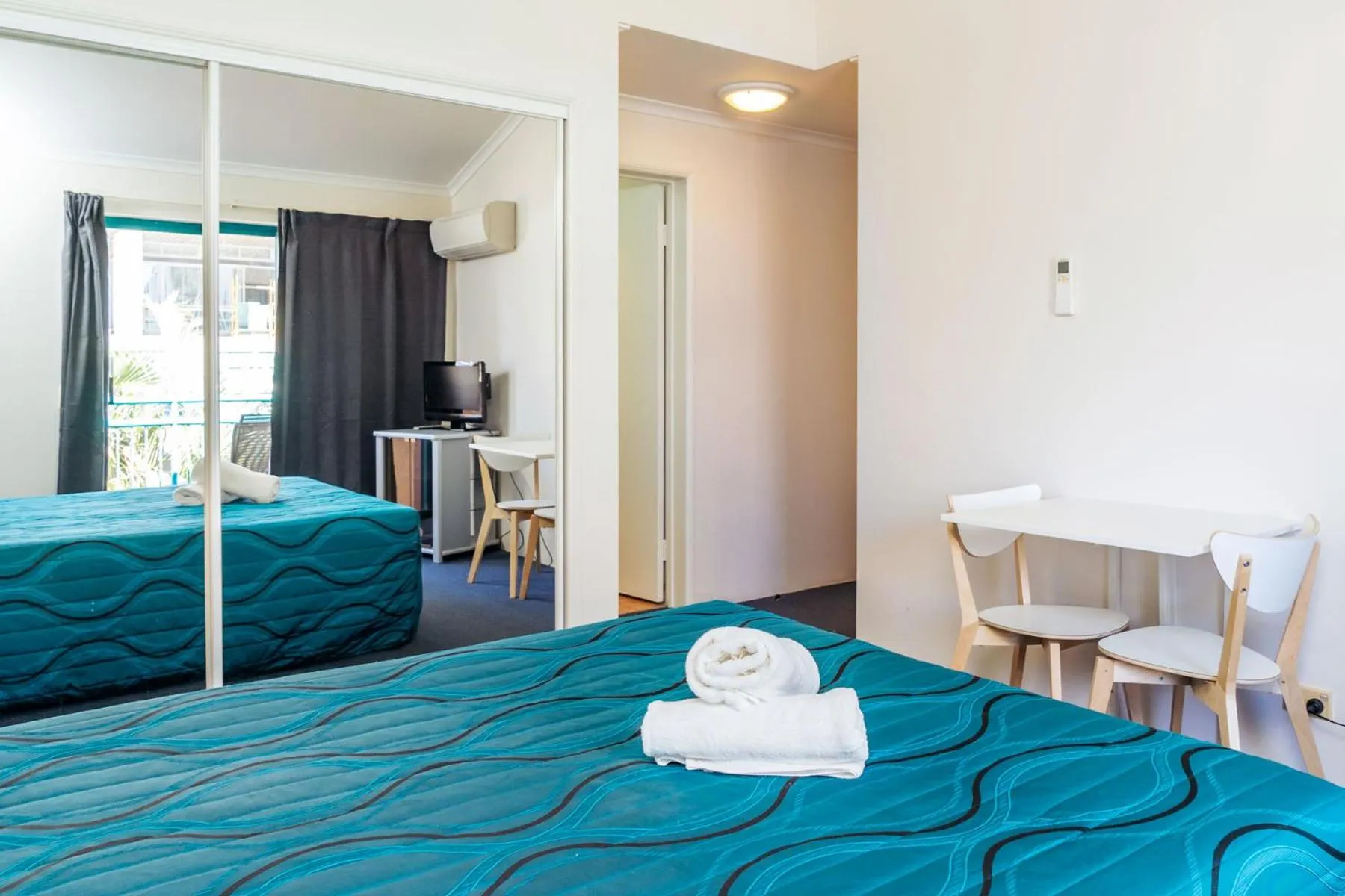 Bed in Aruba Sands Resort