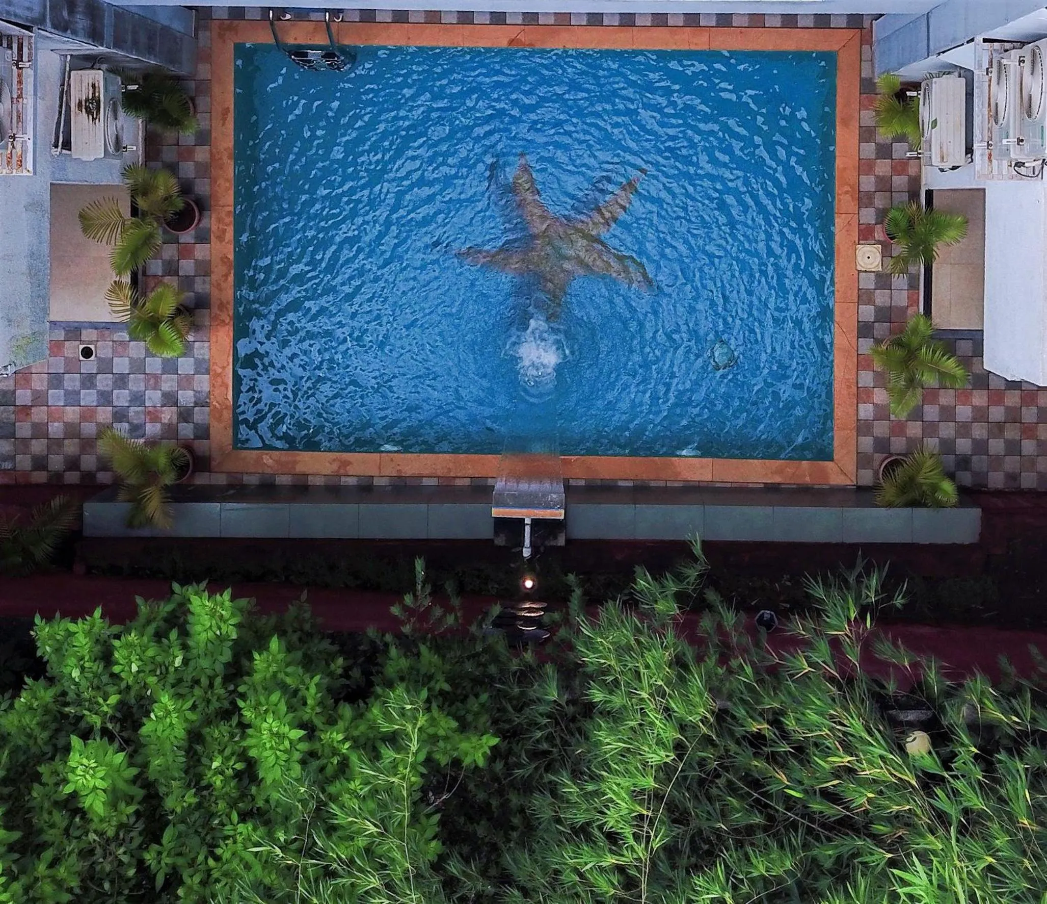 Bird's eye view in Foxoso Sonnet - A boutique hotel, Anjuna , Goa