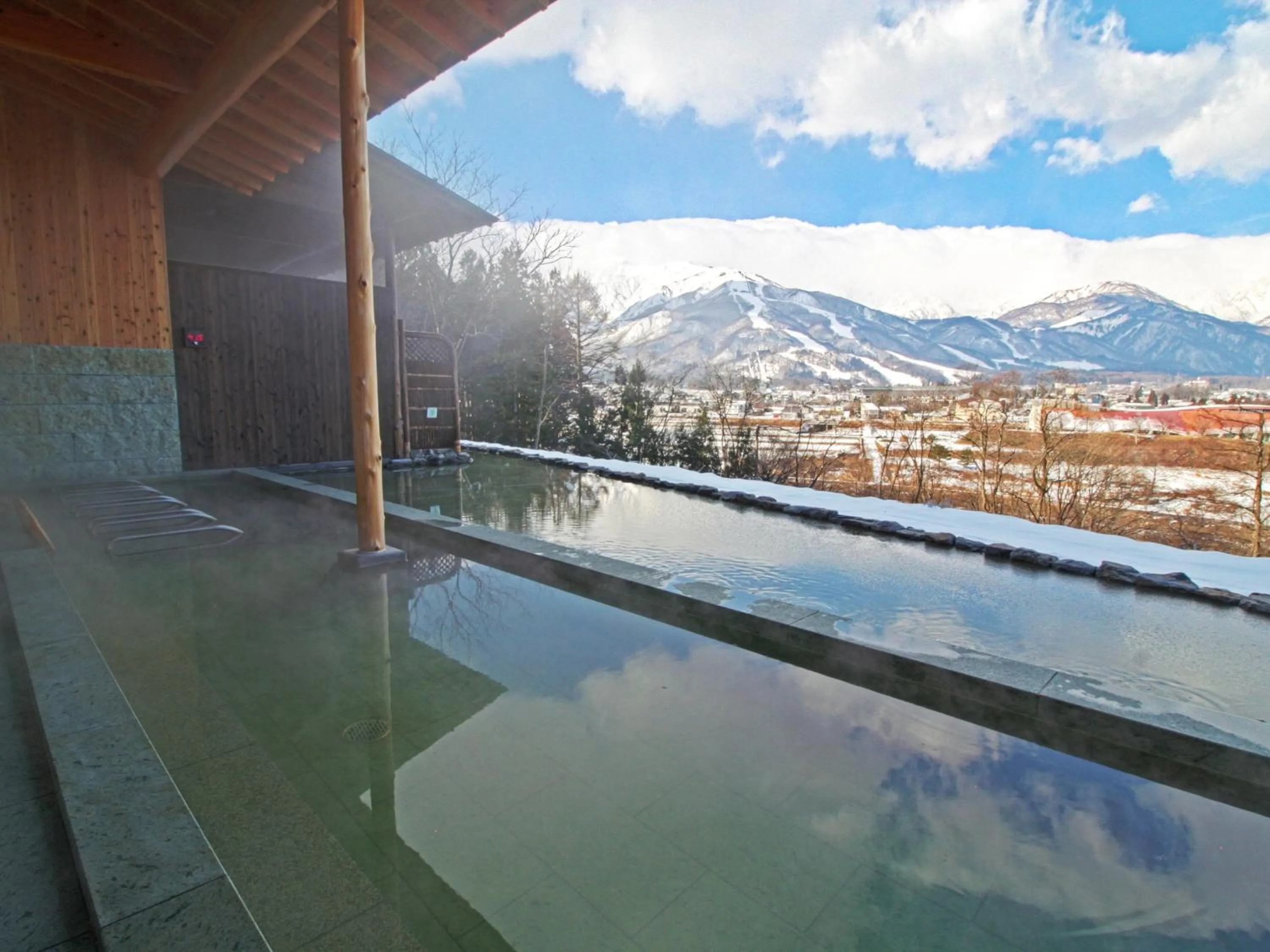 Hot Spring Bath in Hakuba Highland Hotel