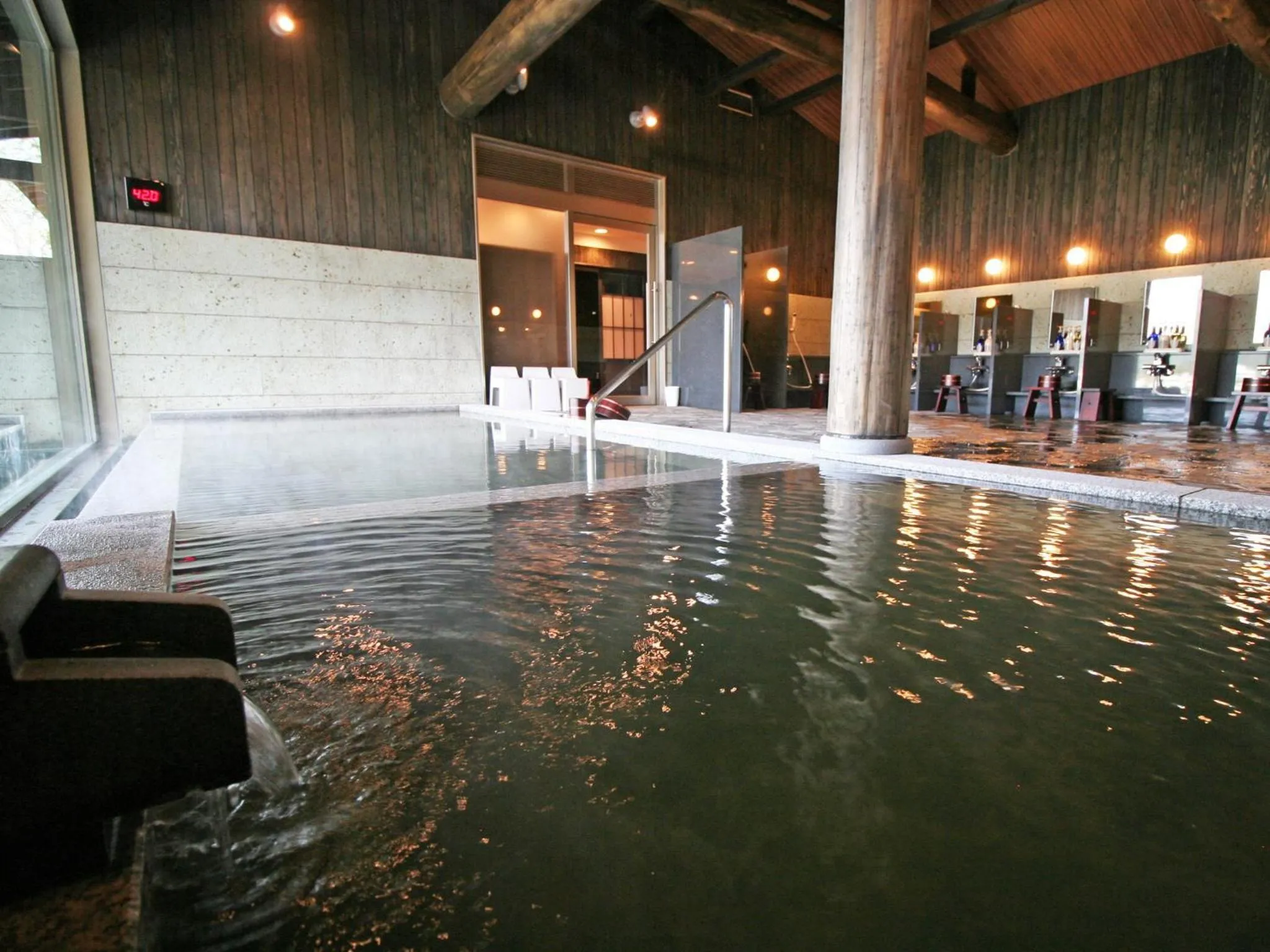 Hot Spring Bath in Hakuba Highland Hotel