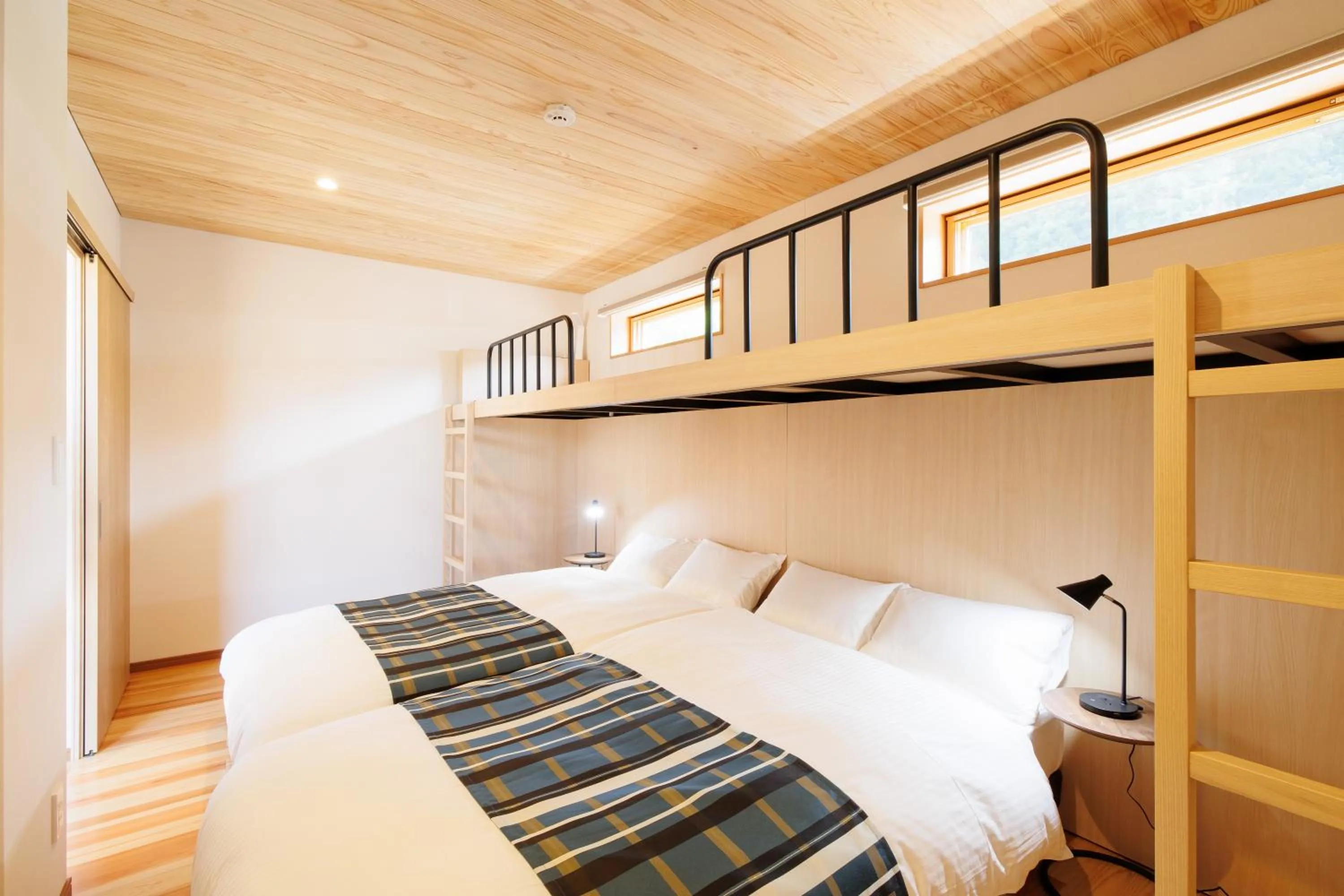 Bed in Hakuba Highland Hotel