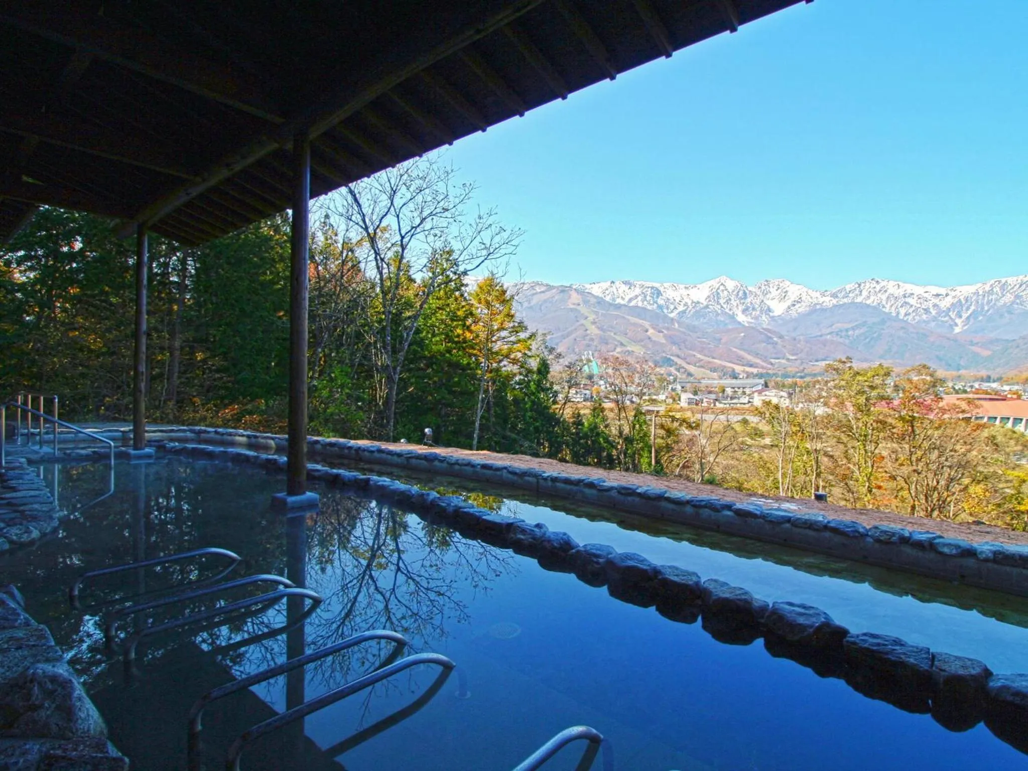 Hot Spring Bath in Hakuba Highland Hotel