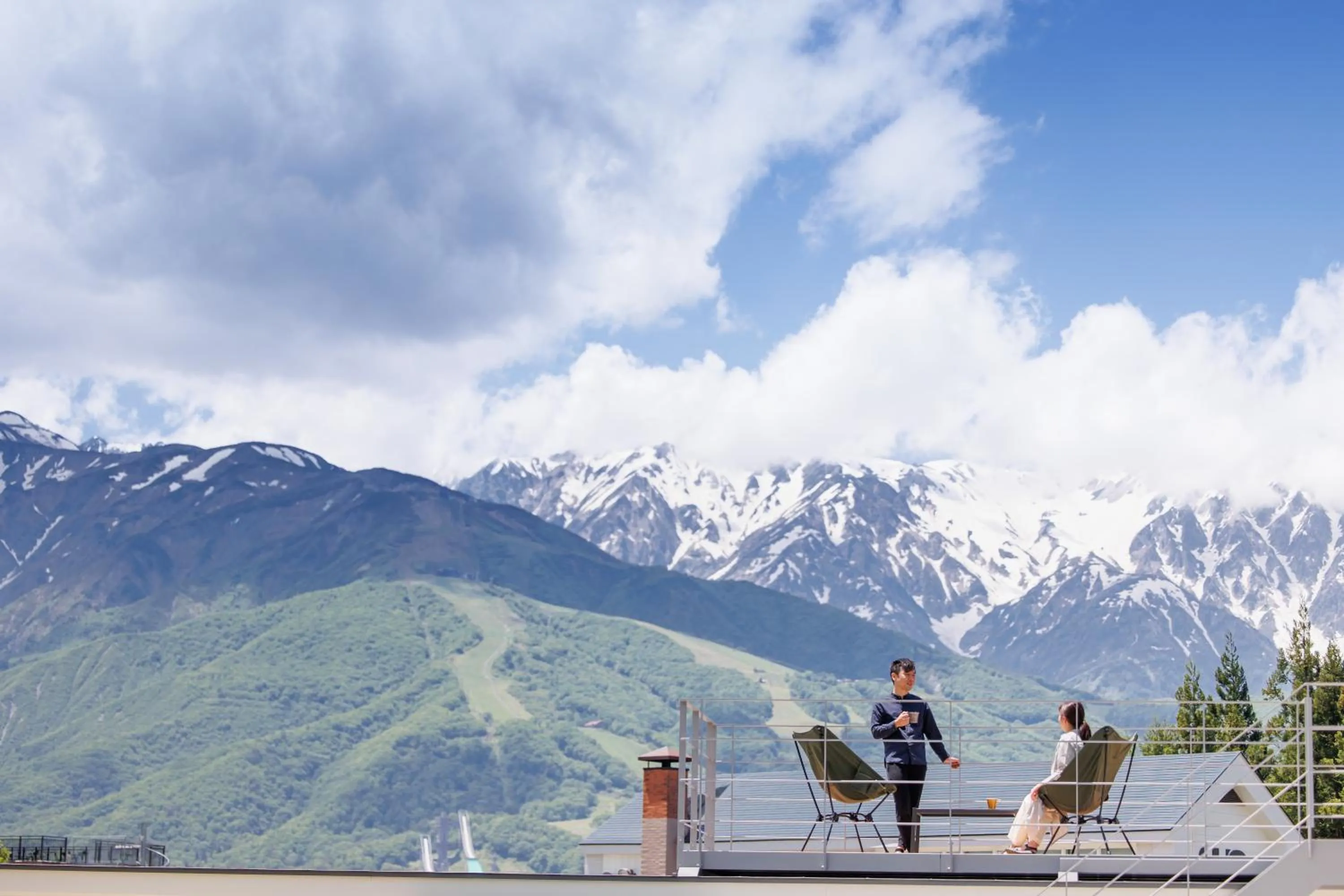 View (from property/room) in Hakuba Highland Hotel