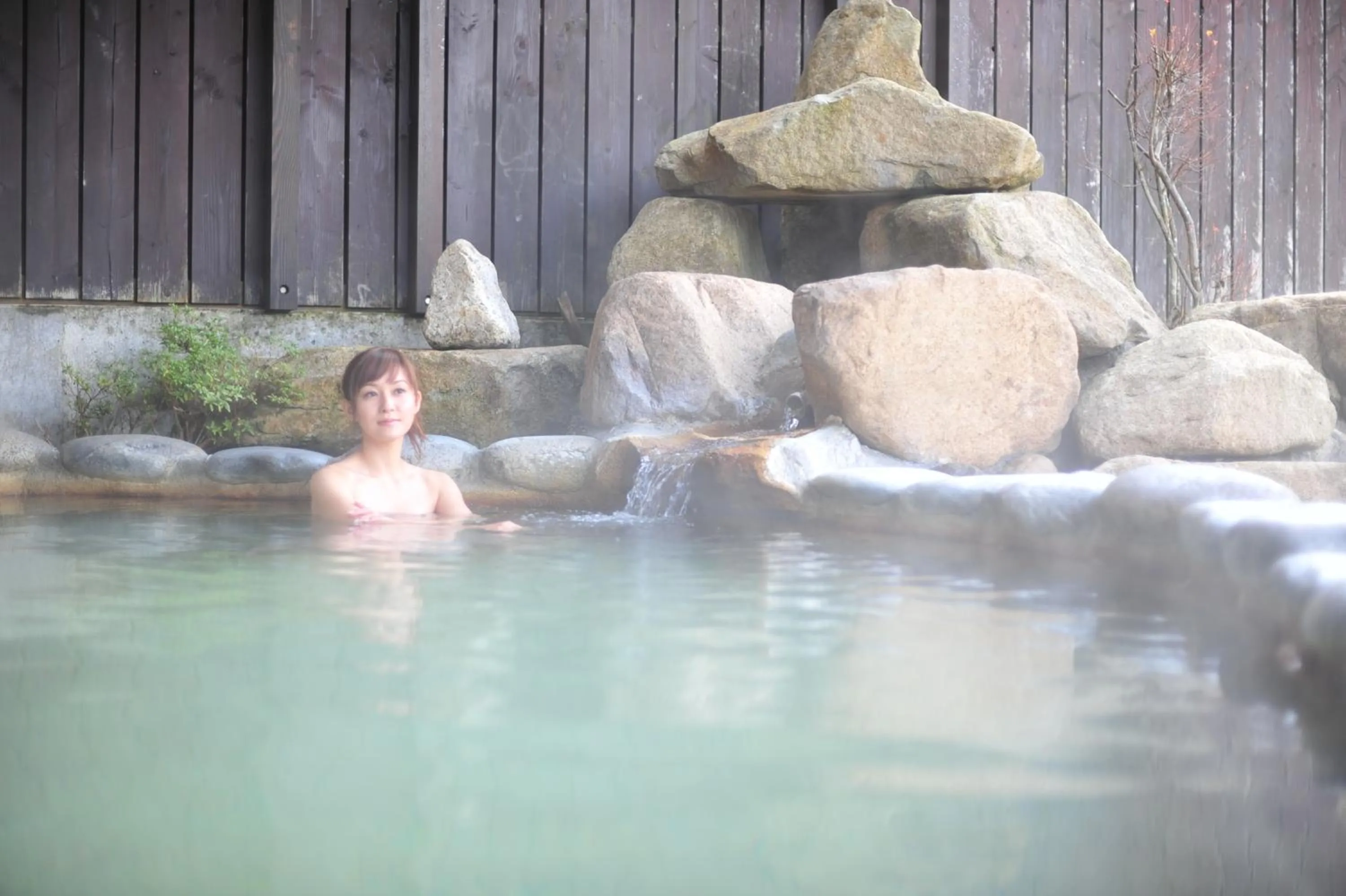 Hot Spring Bath in Hakuba Highland Hotel