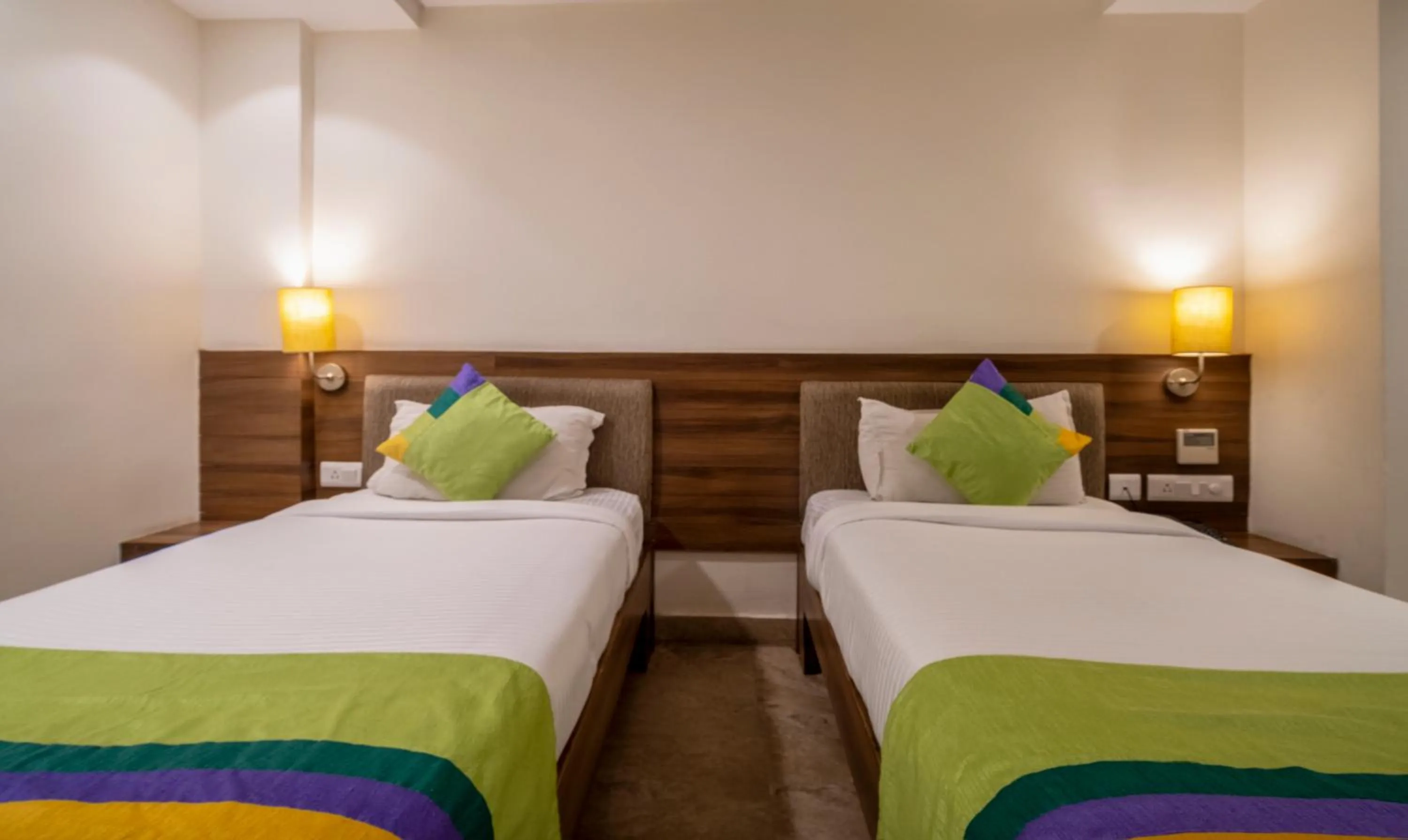 Bed in Treebo PL Grand, Vishakapatnam