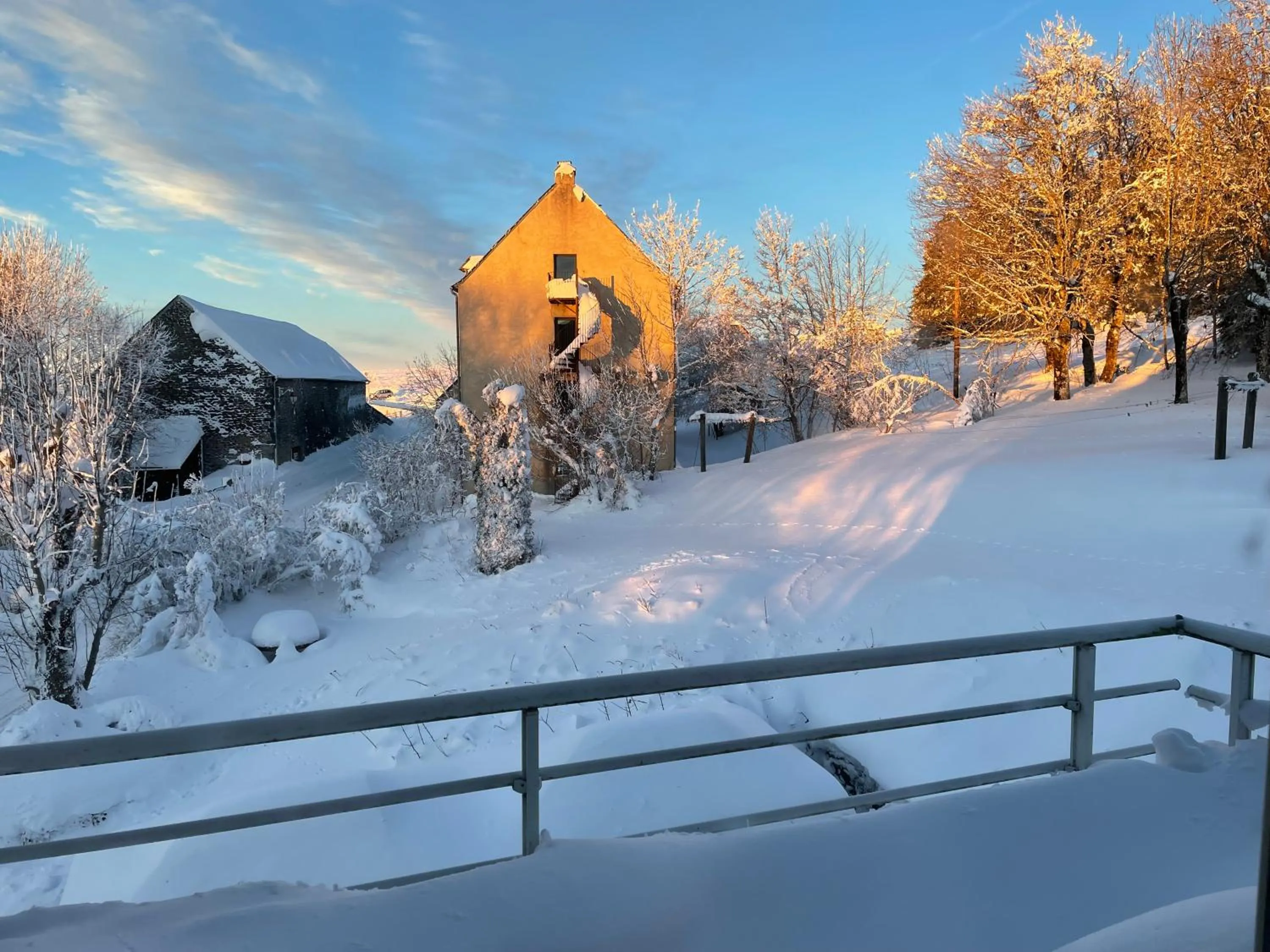 Garden view in La Domerie - Maison d'hôtes