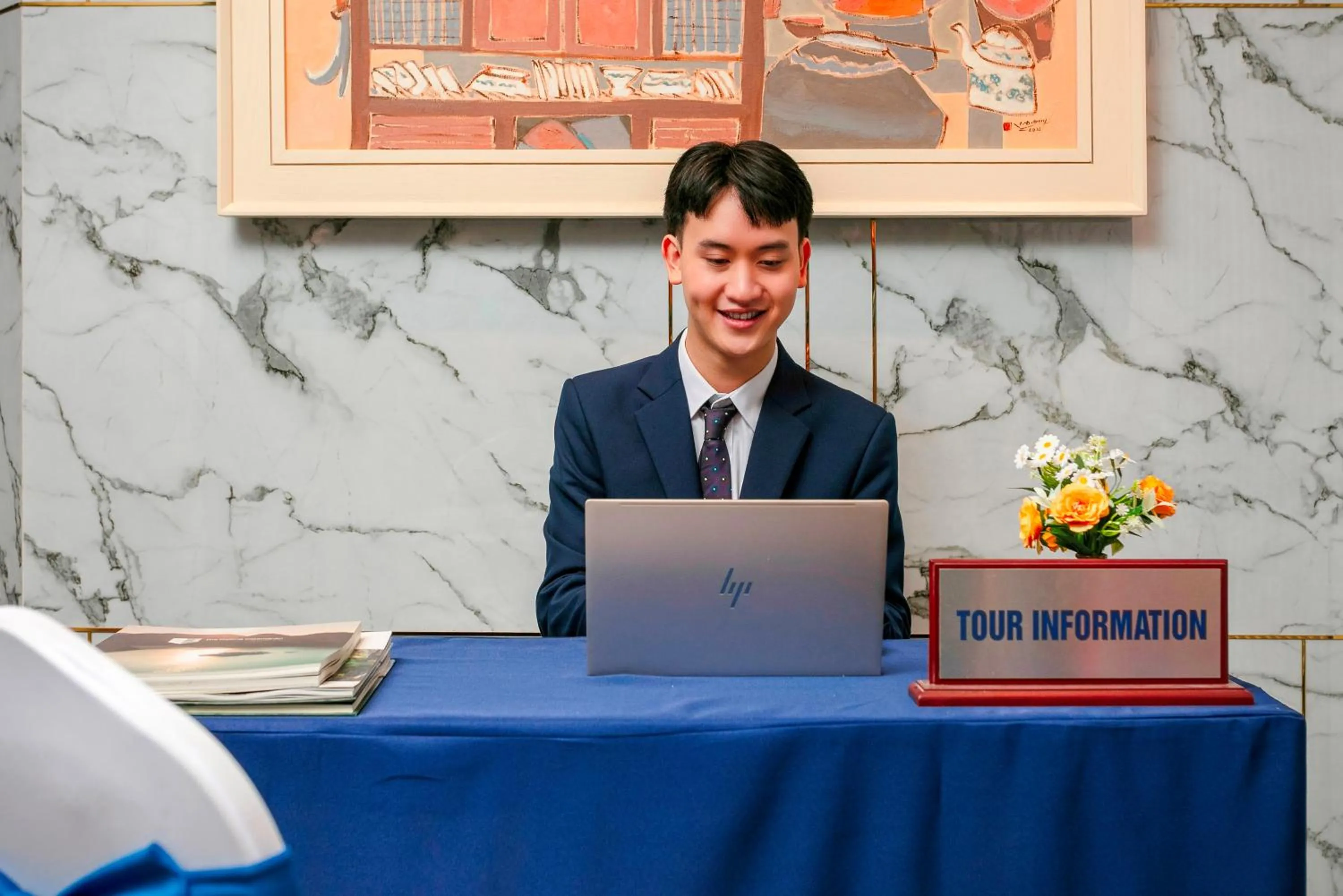 Lobby or reception in GRAND CITITEL Hanoi Hotel & Spa