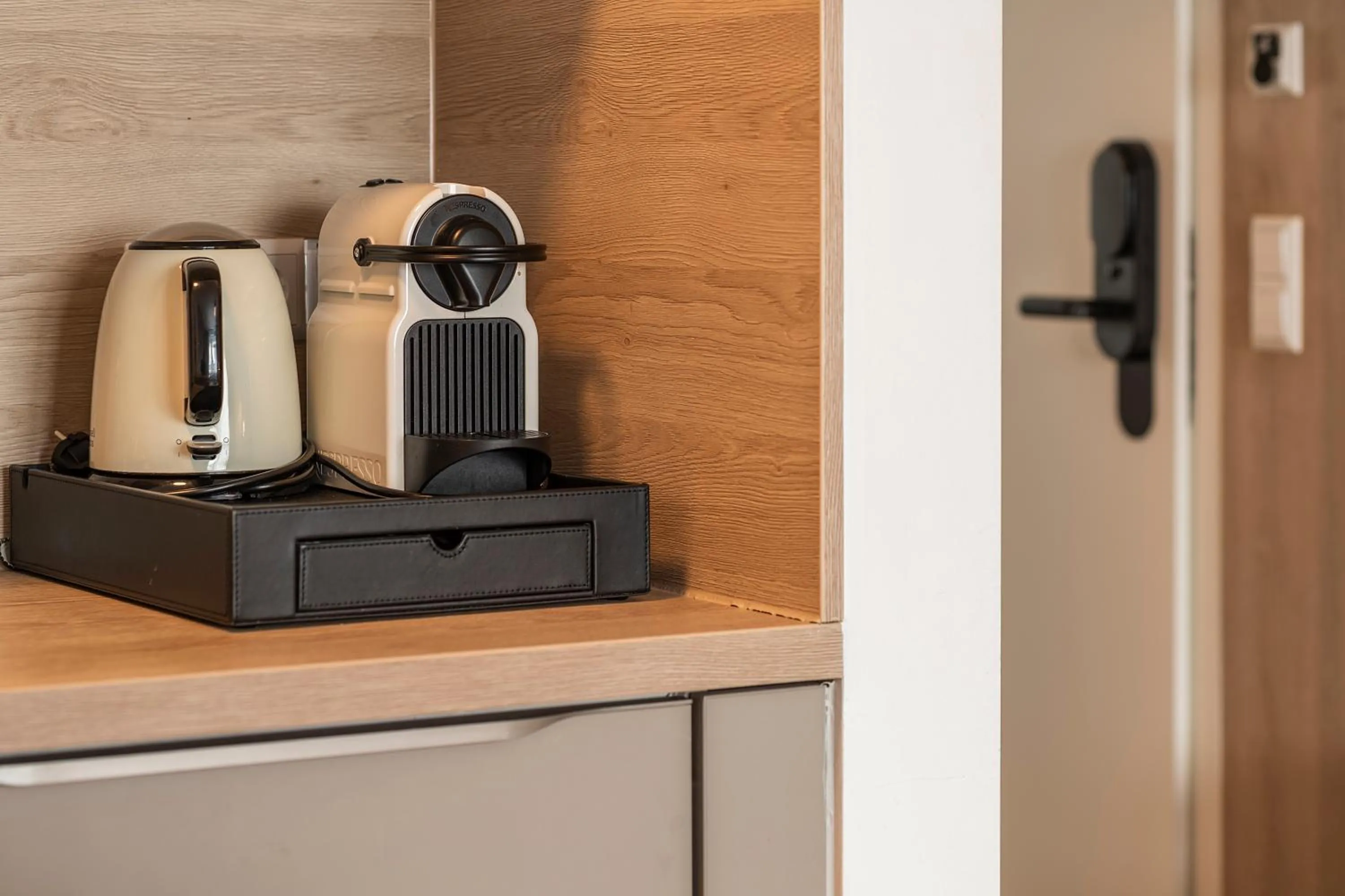 Coffee/tea facilities in Aparthotel Cosy