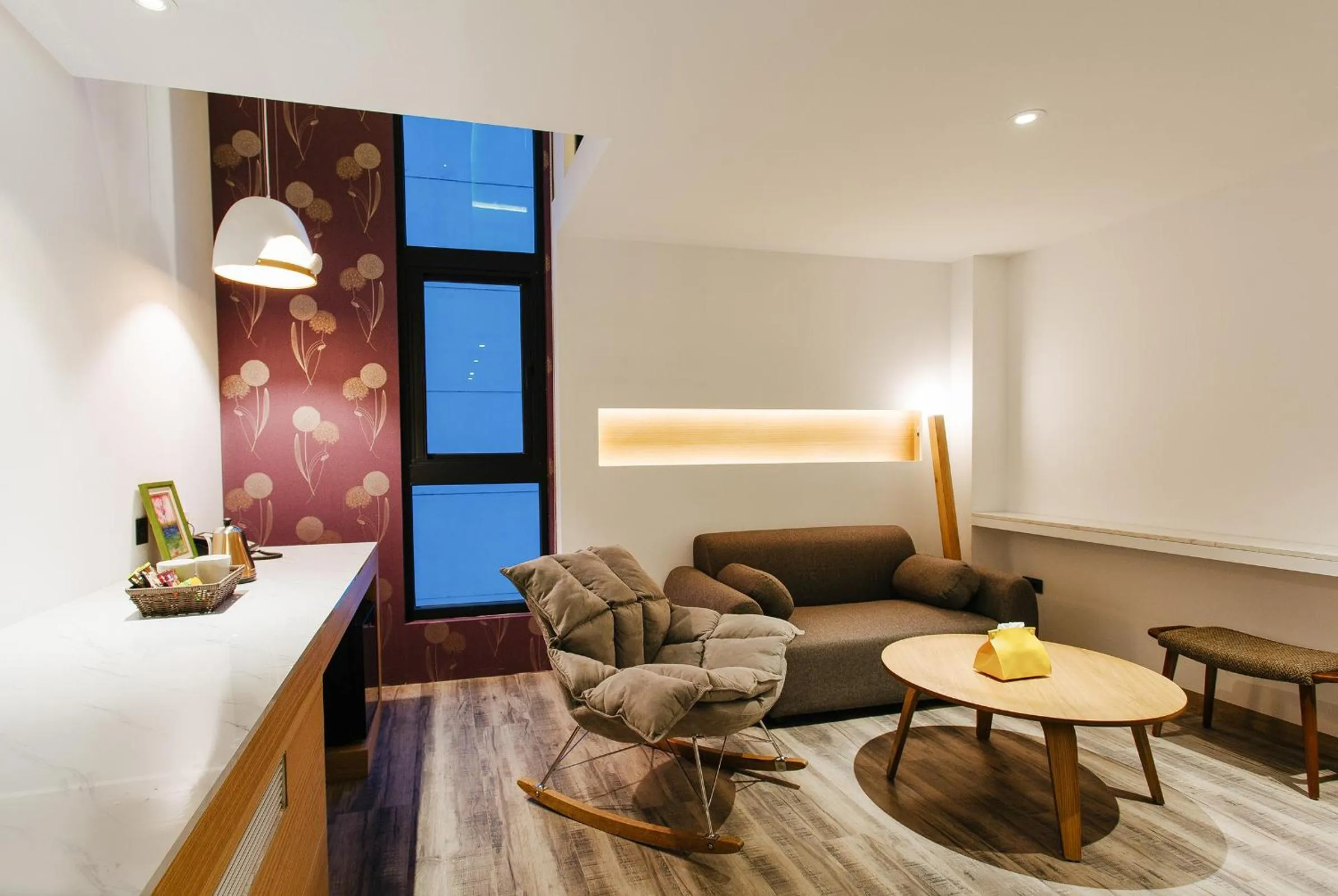 Living room in CHECK inn Taichung Zhongshan