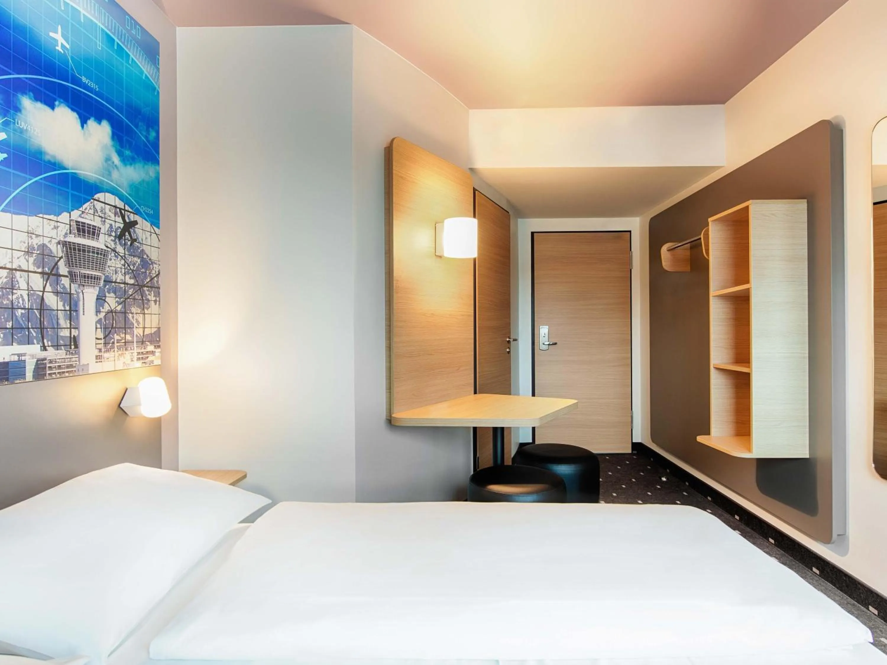 Bed in B&B HOTEL München-Airport