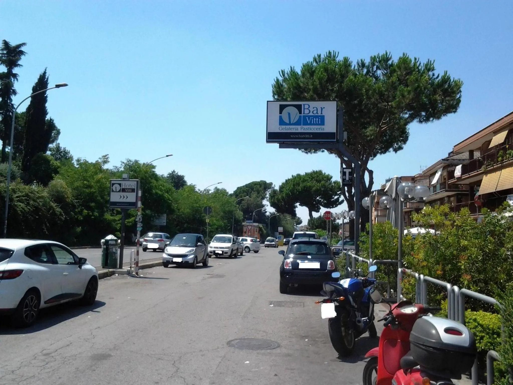 Bird's eye view in Hotel Vitti