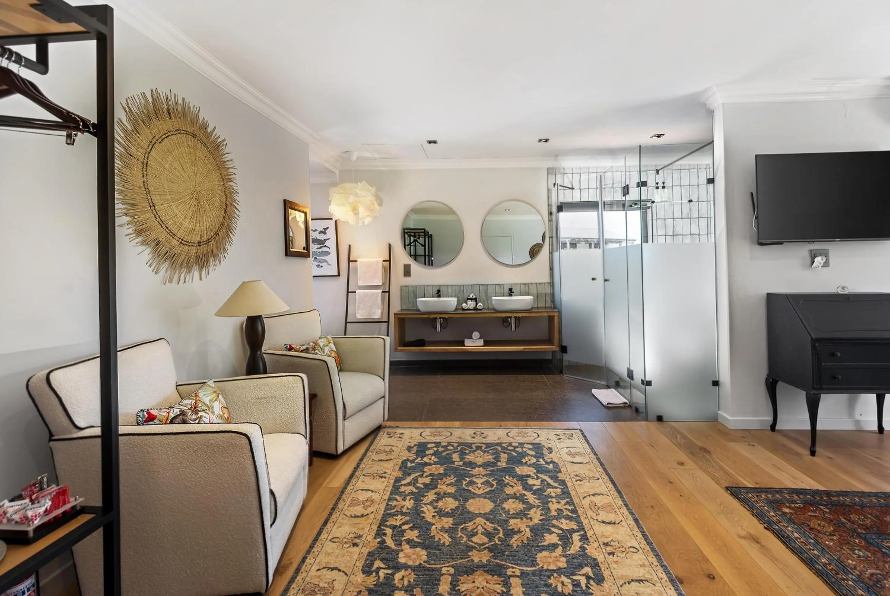 Seating area in The Whale's Tale Guesthouse