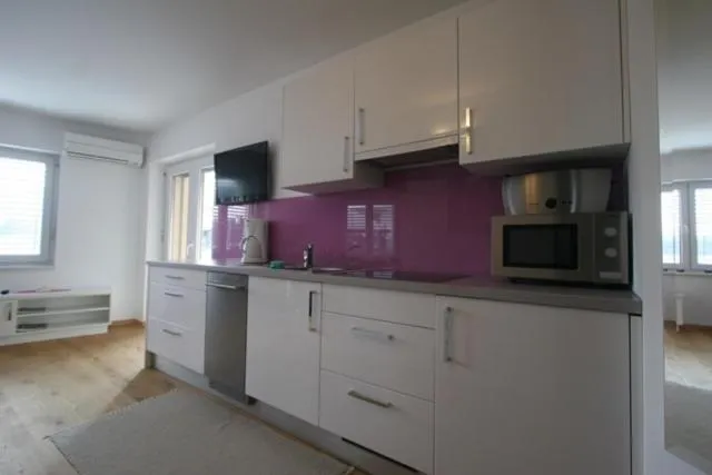 Kitchen or kitchenette in Apartments & Wellness Skok