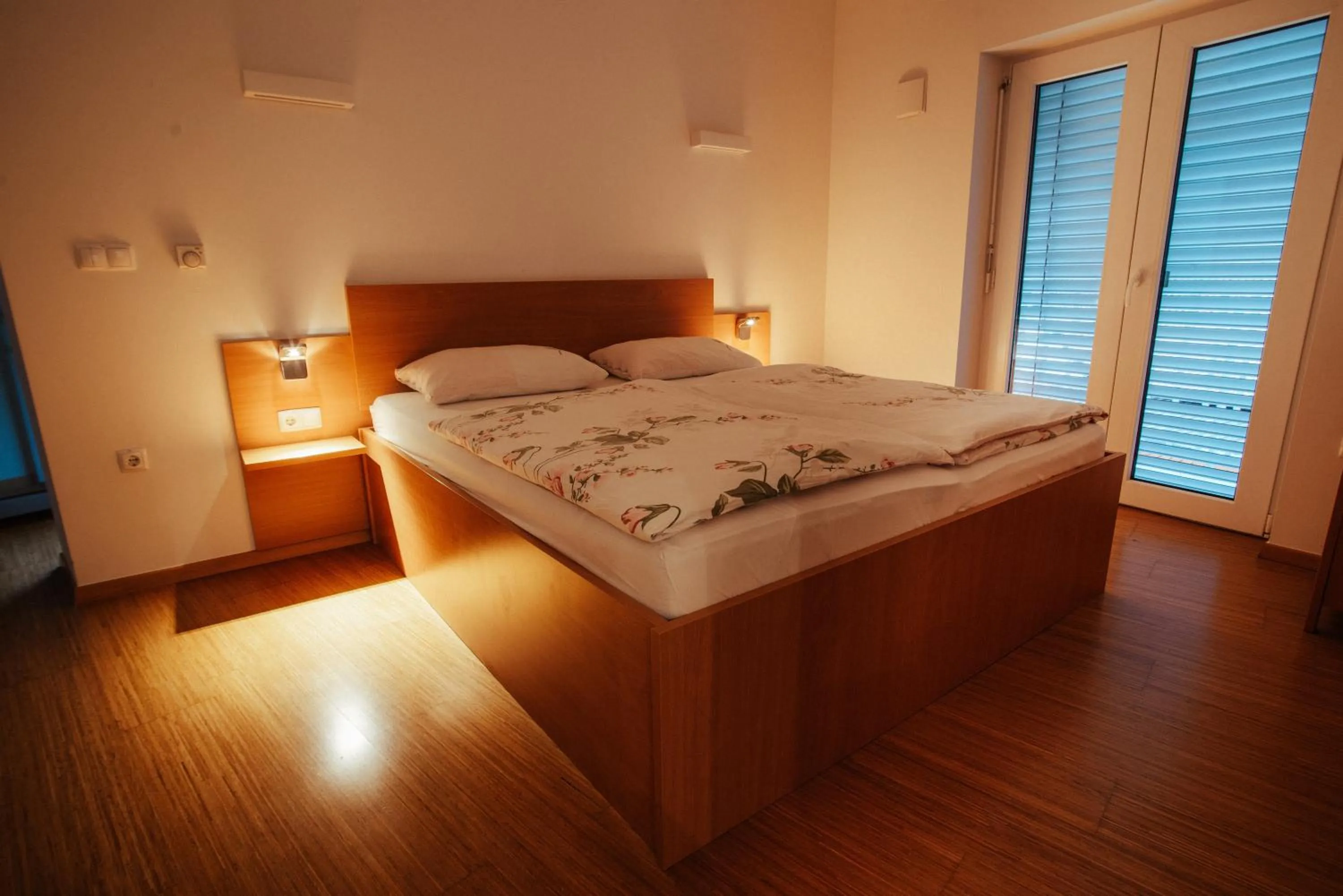 Bed in Apartments & Wellness Skok