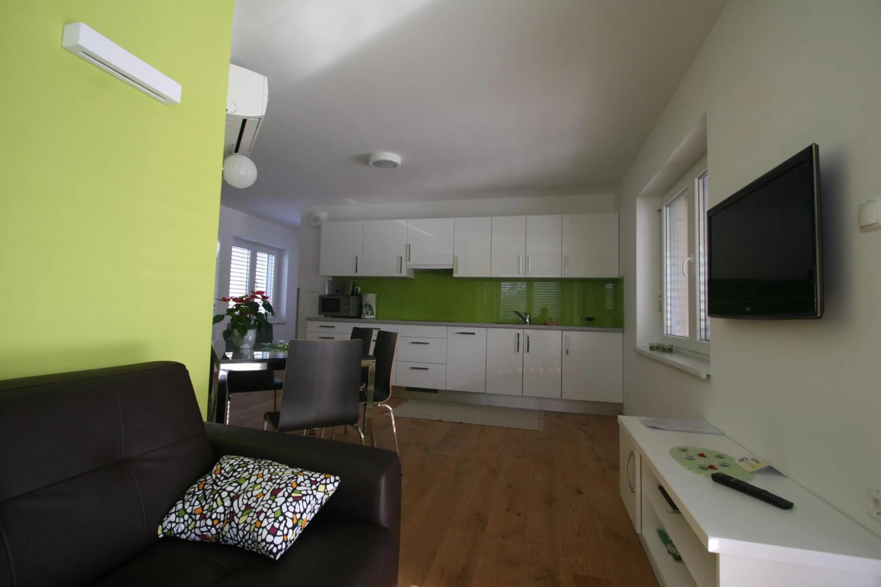 Kitchen or kitchenette in Apartments & Wellness Skok
